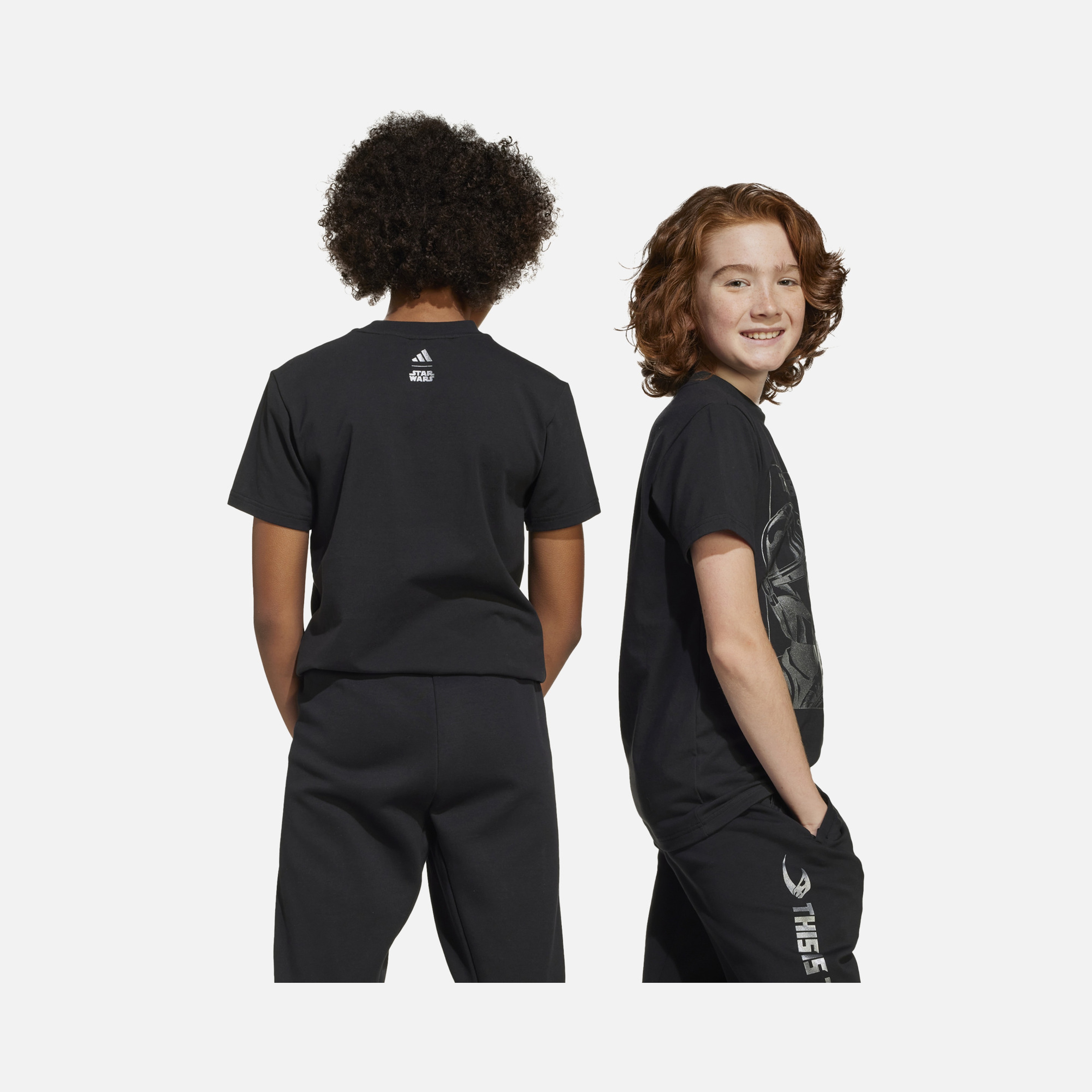 adidas Sportswear X Star Wars The Mandalorian Graphic Short-Sleeve Çocuk Tişört