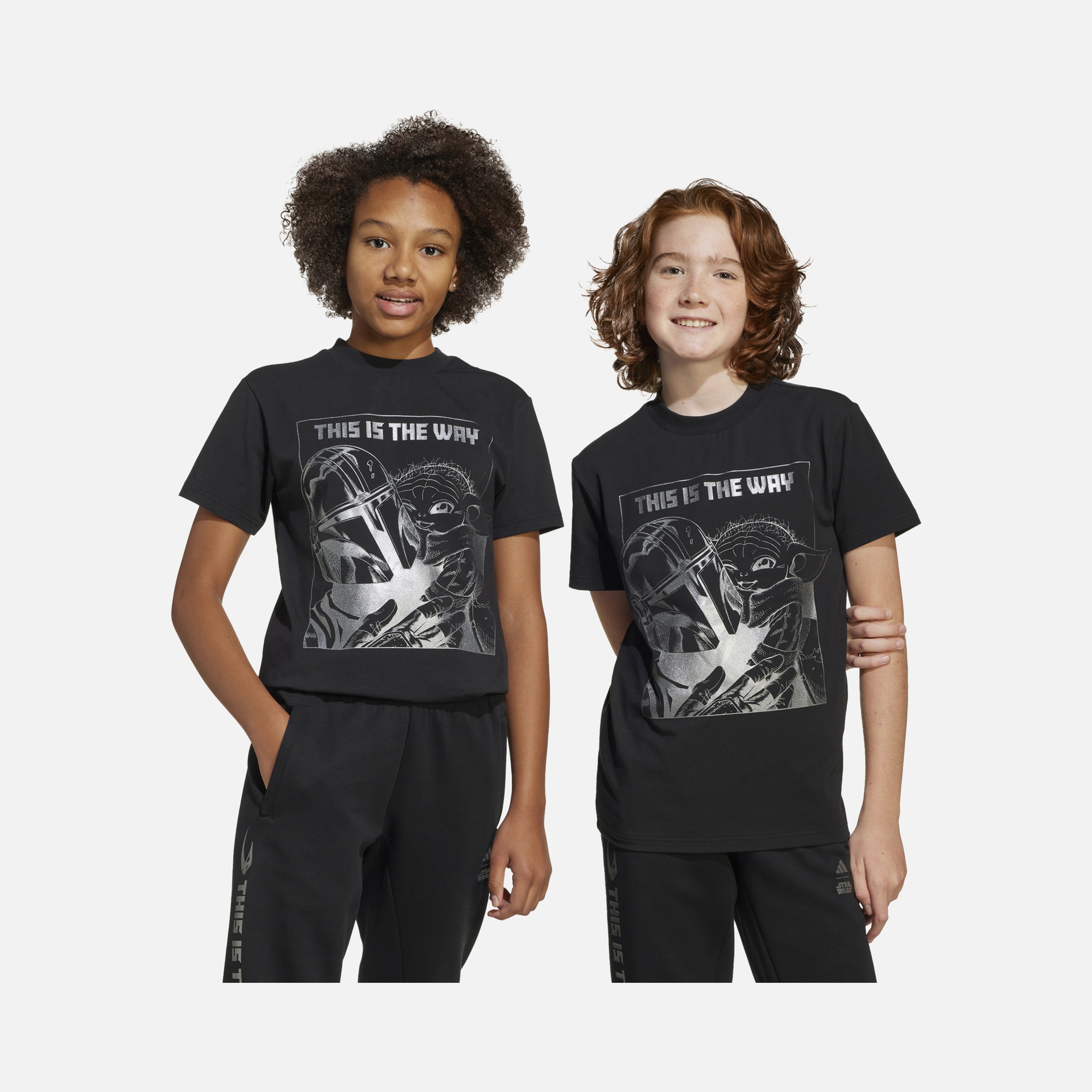 adidas Sportswear X Star Wars The Mandalorian Graphic Short-Sleeve Çocuk Tişört