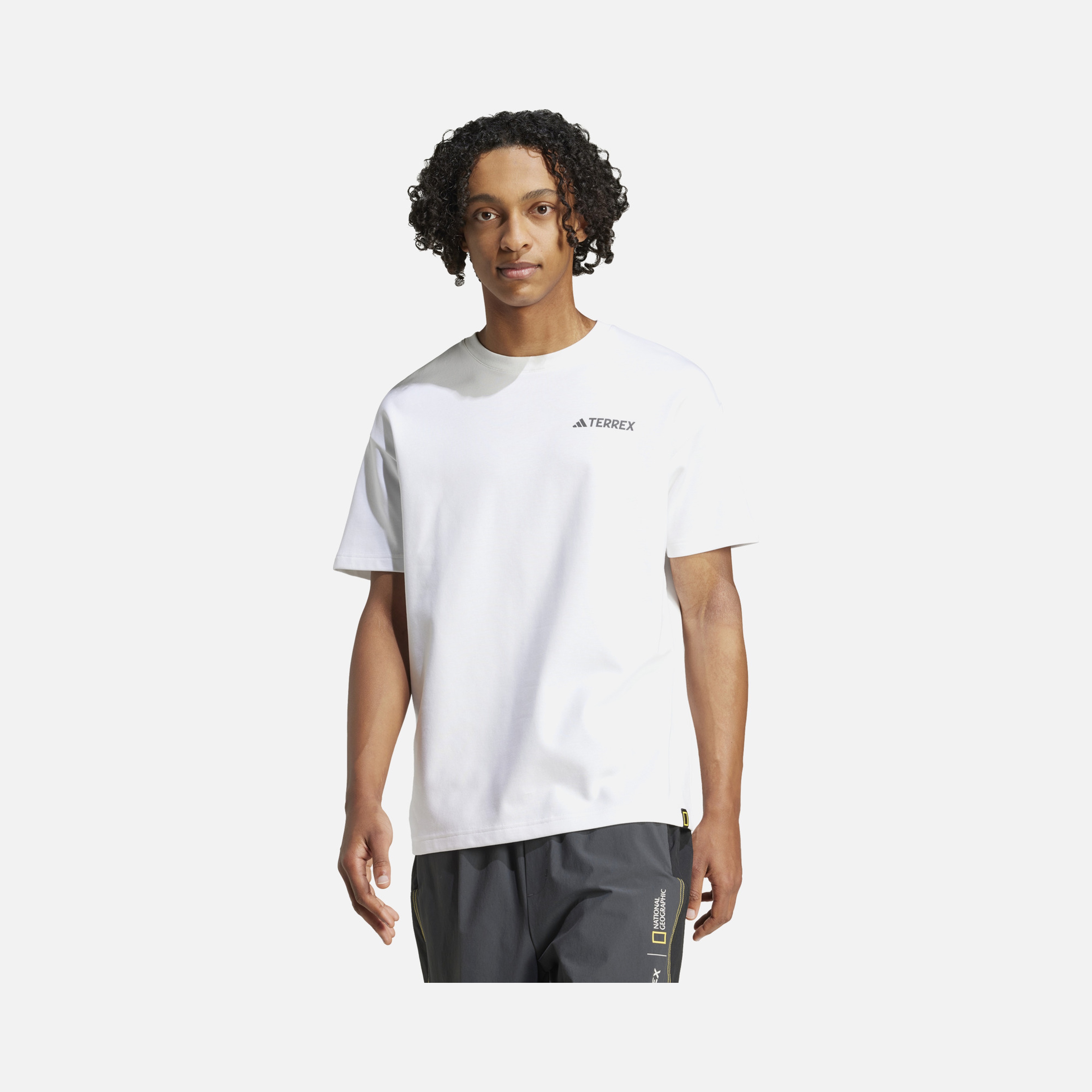 adidas Terrex Nat Geo AEROREADY Graphic Hiking Short-Sleeve Unisex Tişört