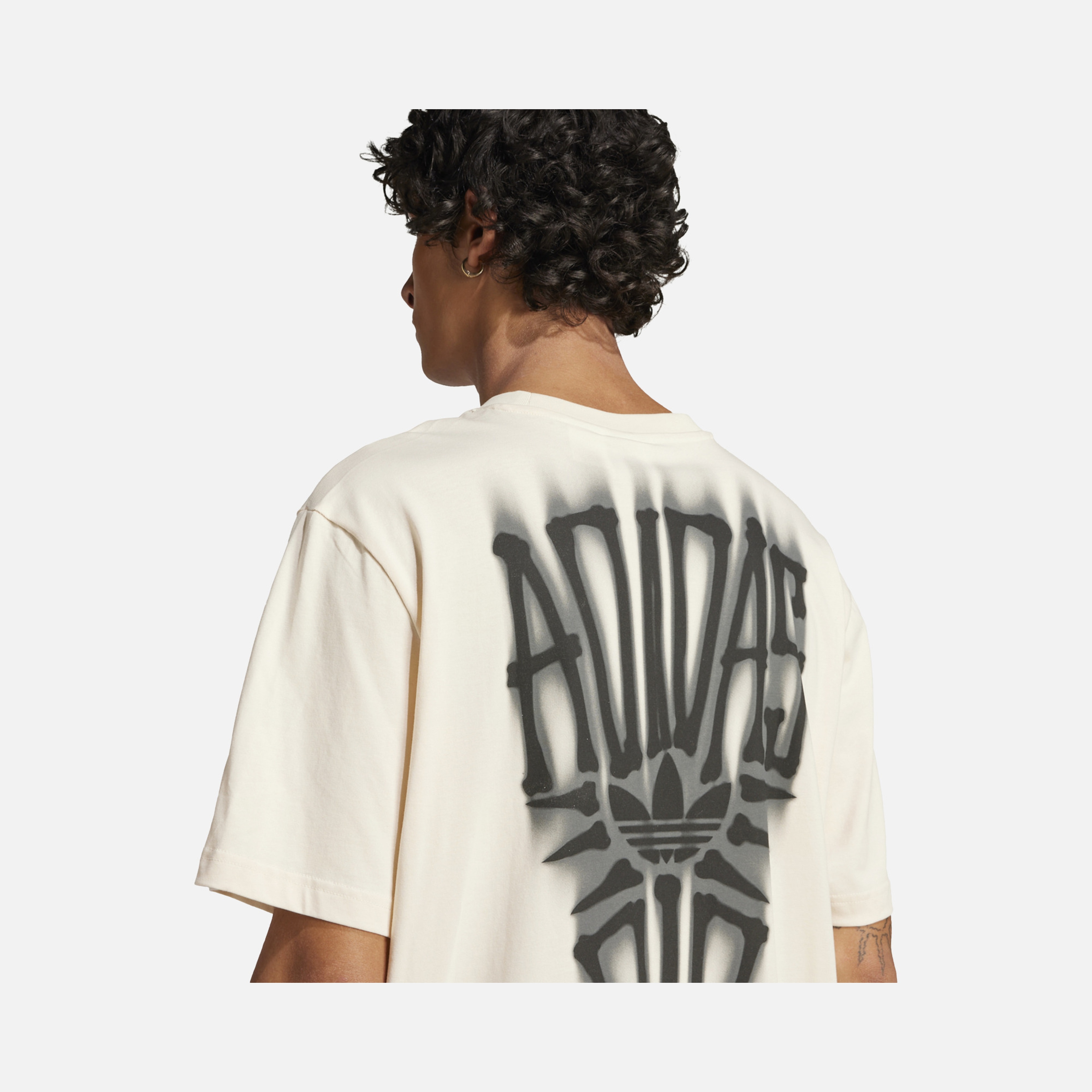 adidas Originals Skeleton Back Graphic Loose-Fit Short-Sleeve Erkek Tişört