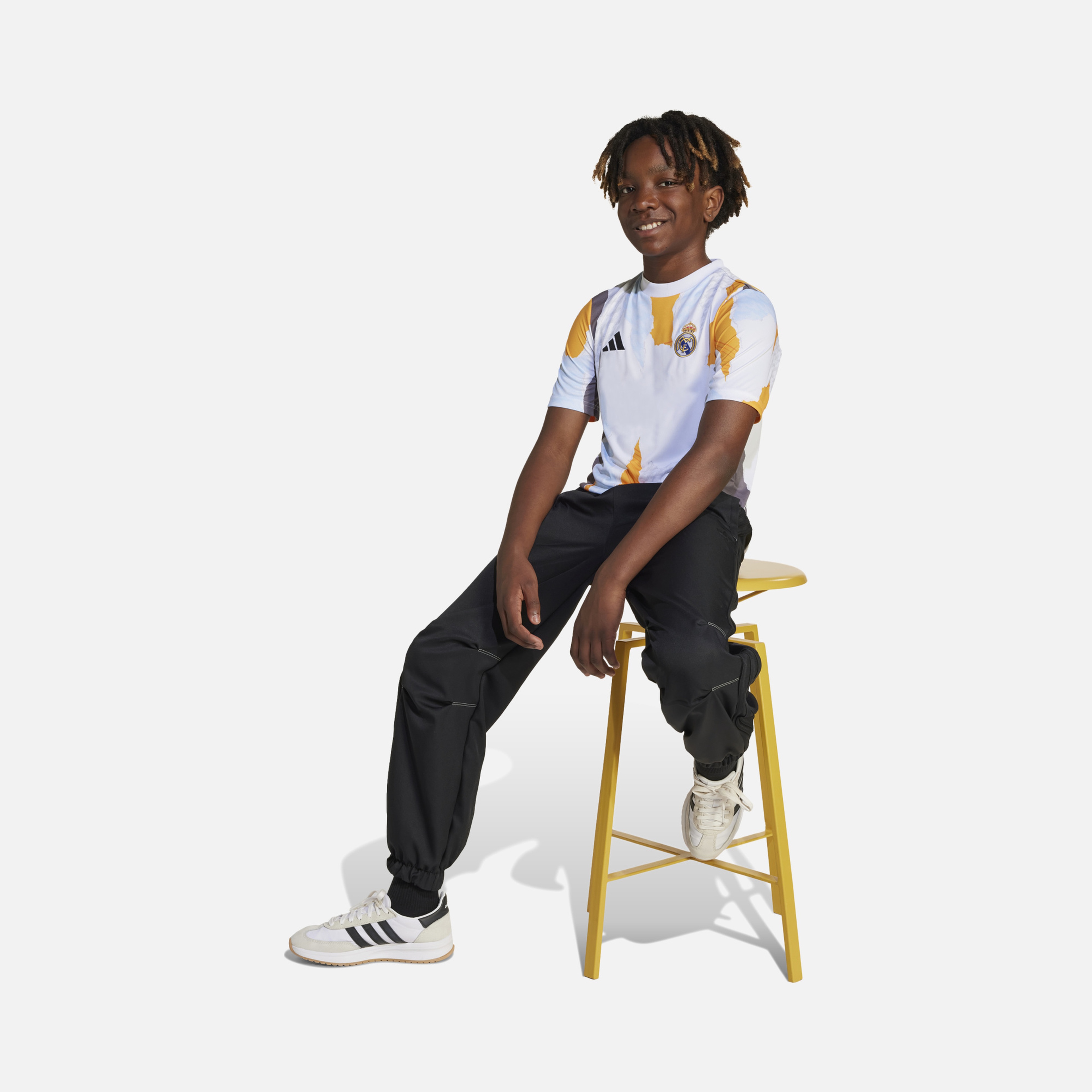 adidas Real Madrid 2024-2025 AEROREADY Pre-Match Short-Sleeve Çocuk Forma