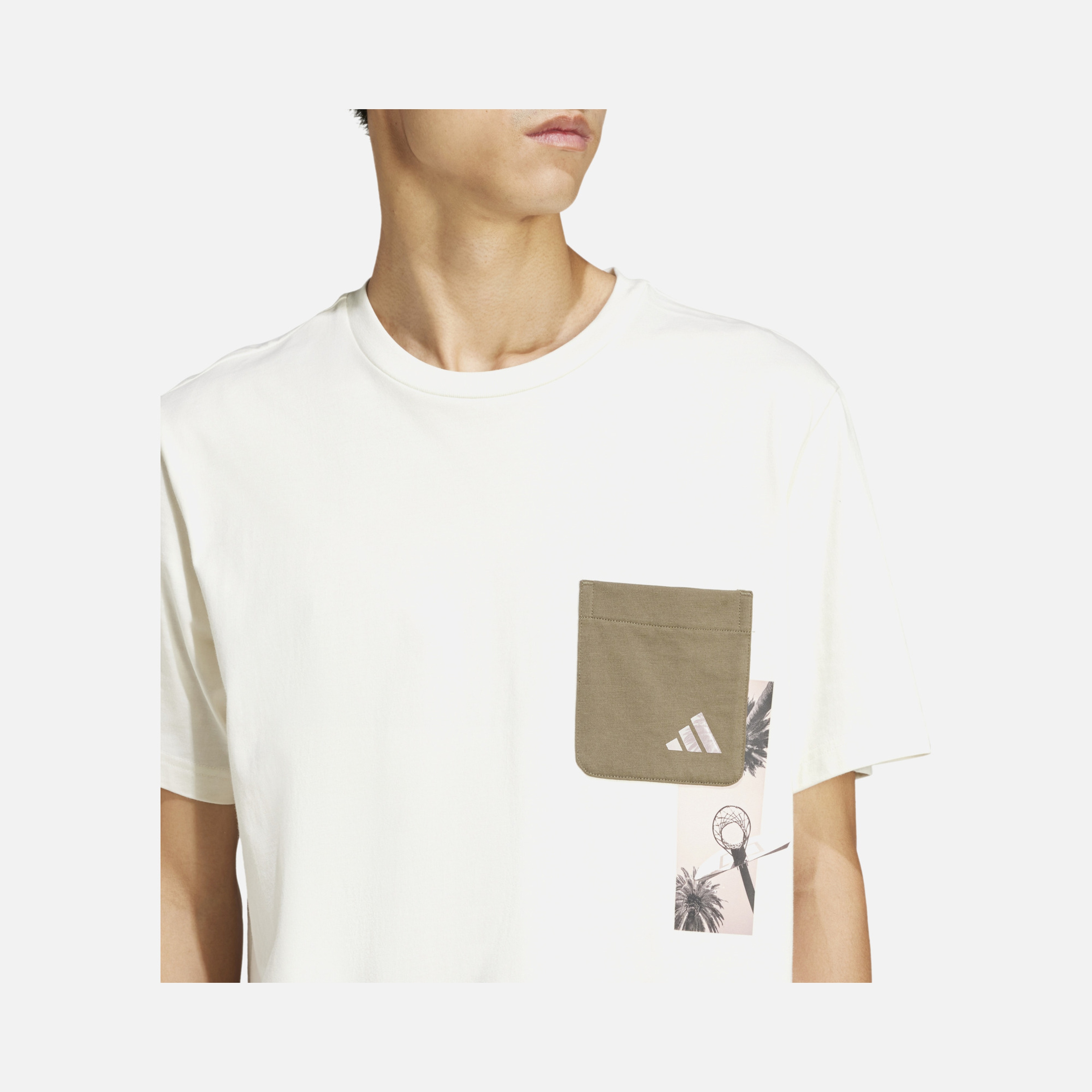 adidas Sportswear Lens Elevated Pocket Graphic Short-Sleeve Erkek Tişört