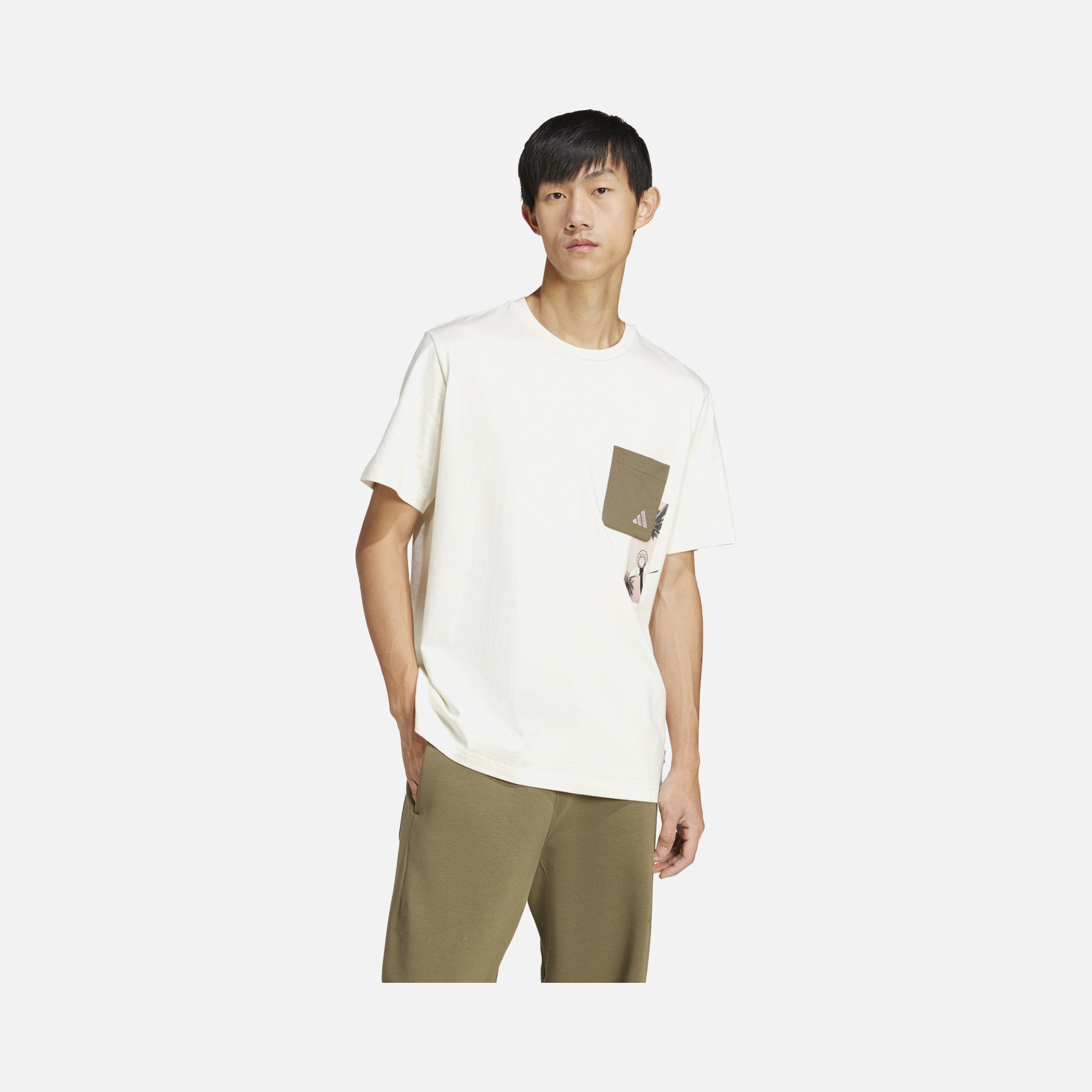 adidas Sportswear Lens Elevated Pocket Graphic Short-Sleeve Erkek Tişört
