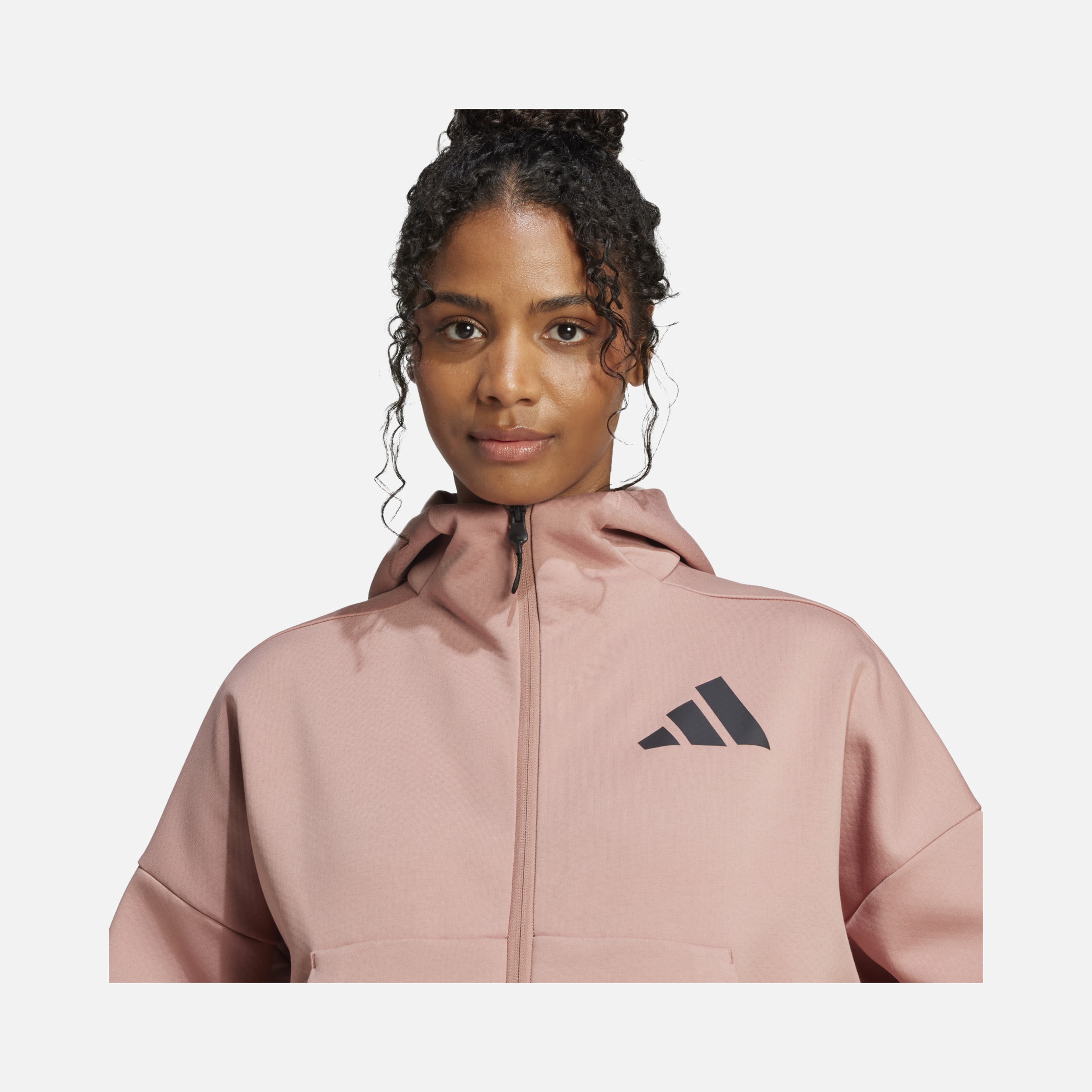 adidas Sportswear Z.N.E. Primeknit Fabric Full-Zip Hoodie Kadın Sweatshirt