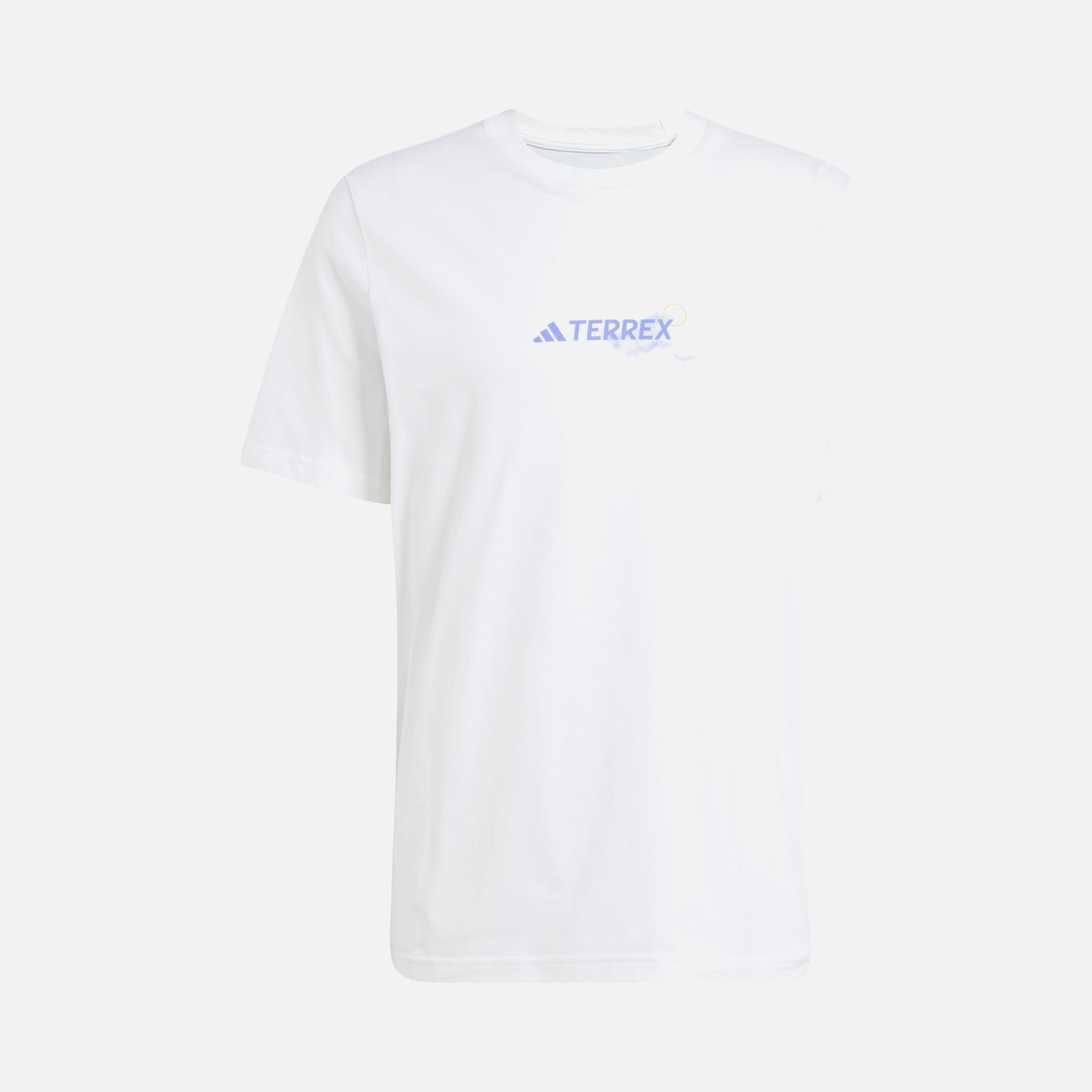 adidas Terrex Run Sun Graphic Hiking Short-Sleeve Erkek Tişört