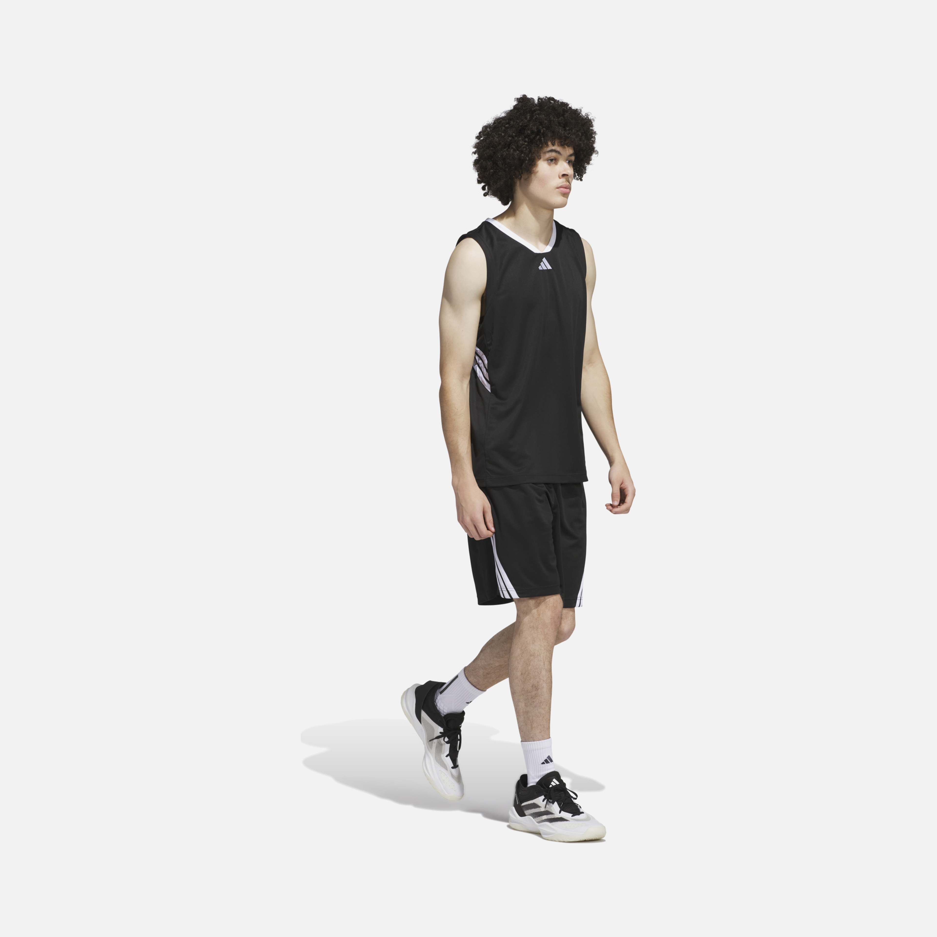 adidas 3-Stripes Basketball  Legends V-neck Erkek Forma