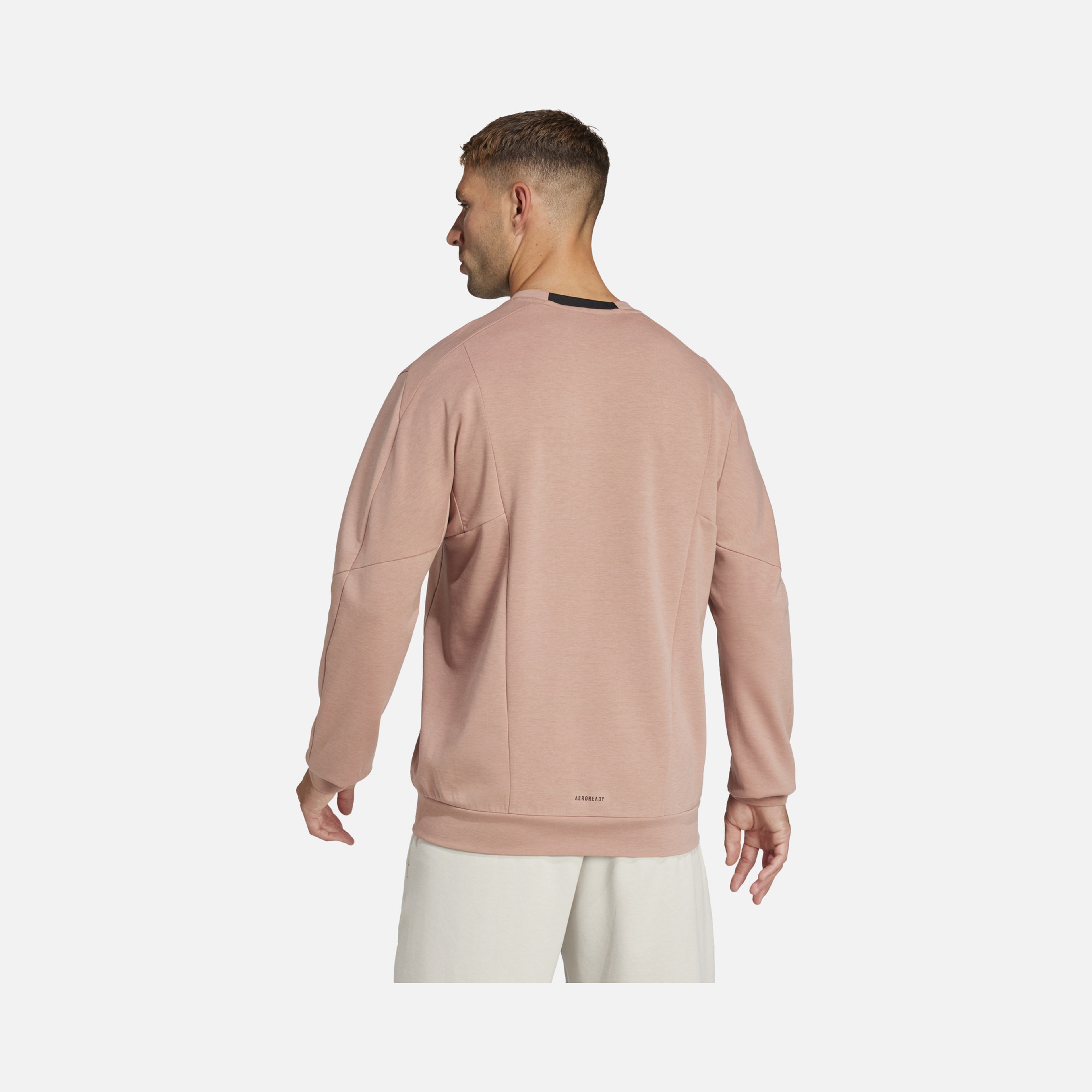 adidas AEROREADY Designed for Gym & Training Crew Erkek Sweatshirt