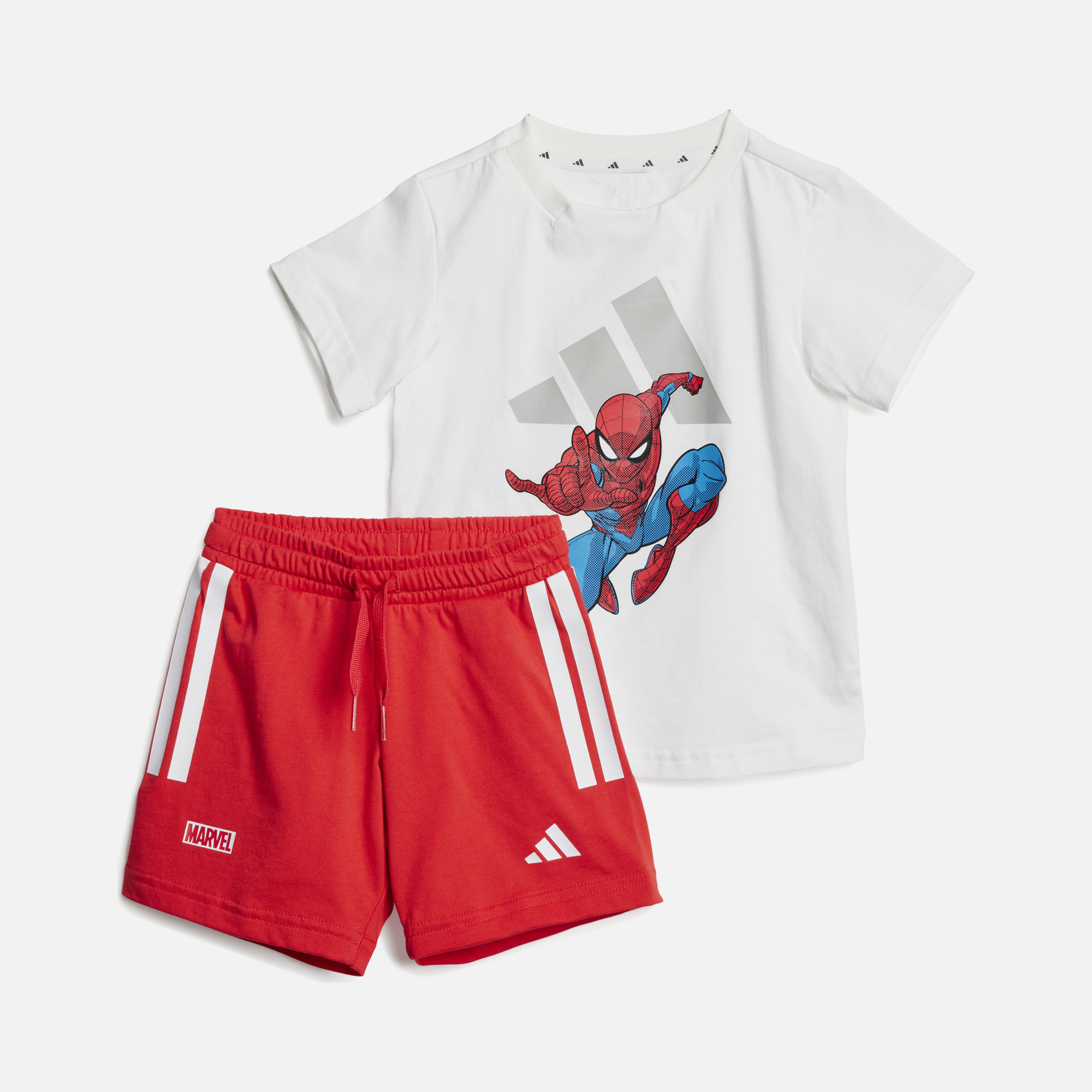 adidas Sportswear x Marvel Spider-Man Graphics Short-Sleeve Tişört&Şort Bebek Takım