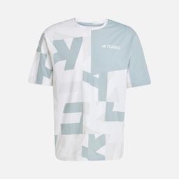 adidas Terrex Climacool Multi Printed Hiking Short-Sleeve Erkek Tişört