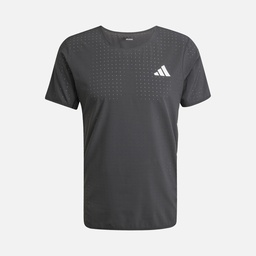 adidas Adizero 3-Stripes Running Short-Sleeve Erkek Tişört