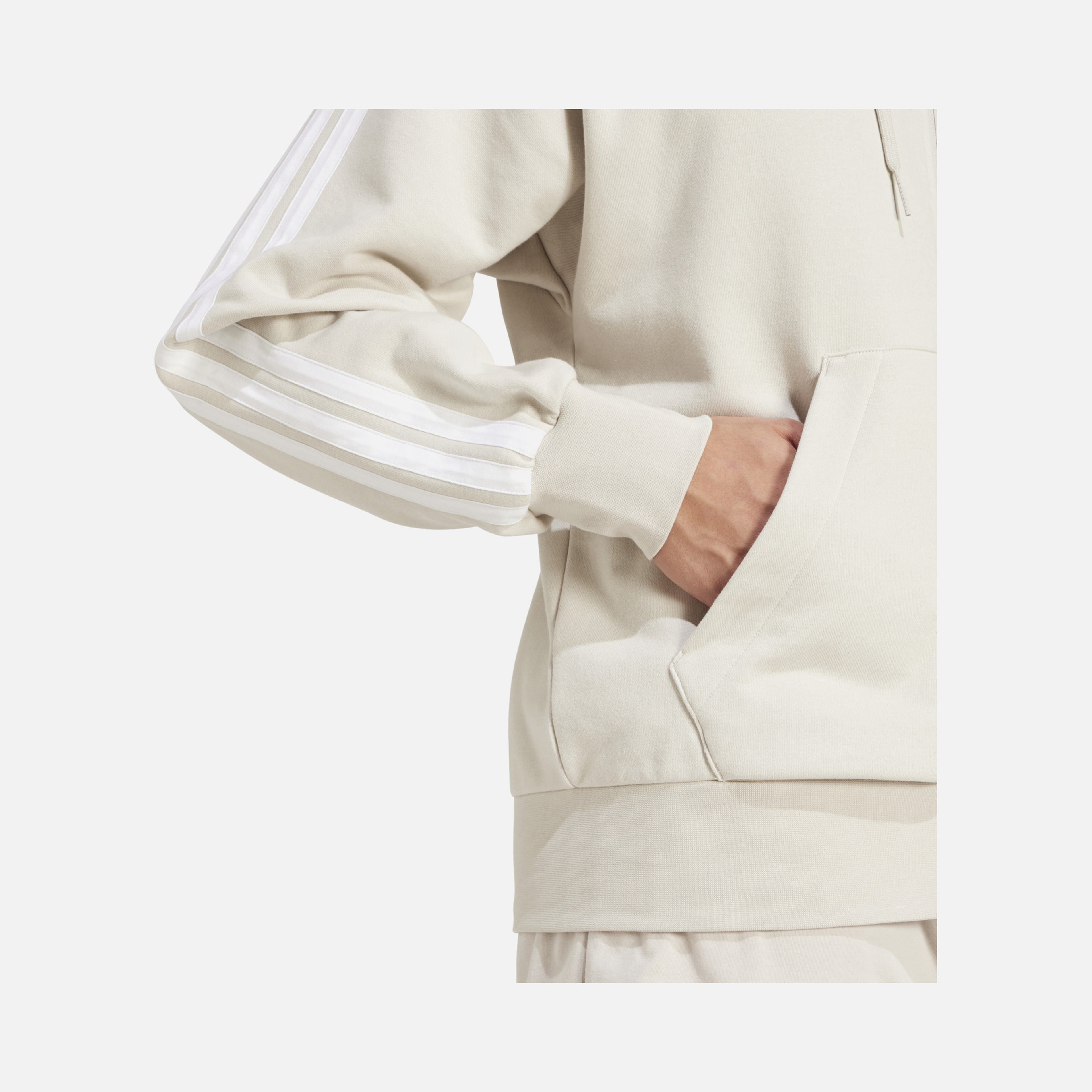 adidas Sportswear Essentials 3-Stripes French Terry Full-Zip Hooded Erkek Sweatshirt