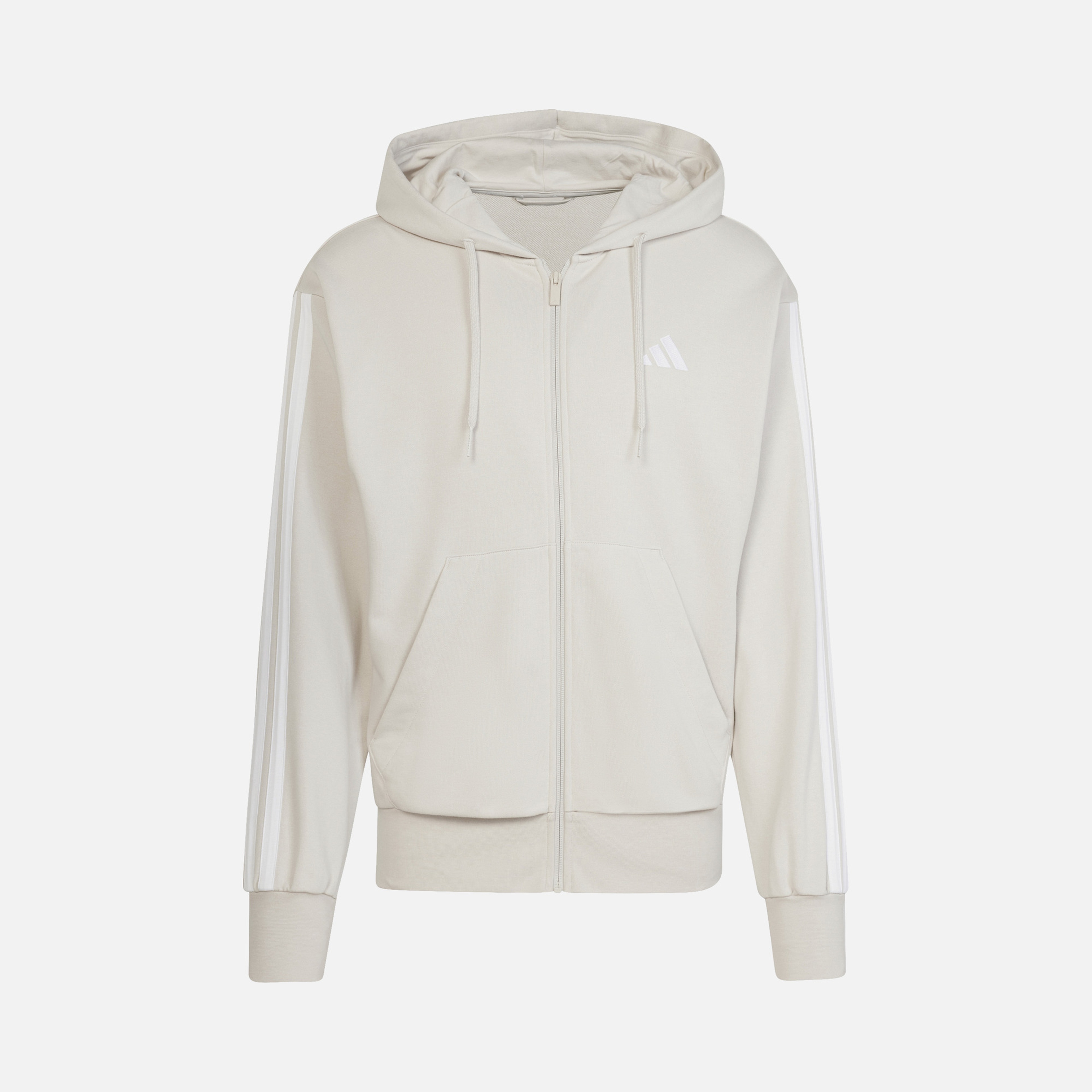 adidas Sportswear Essentials 3-Stripes French Terry Full-Zip Hooded Erkek Sweatshirt