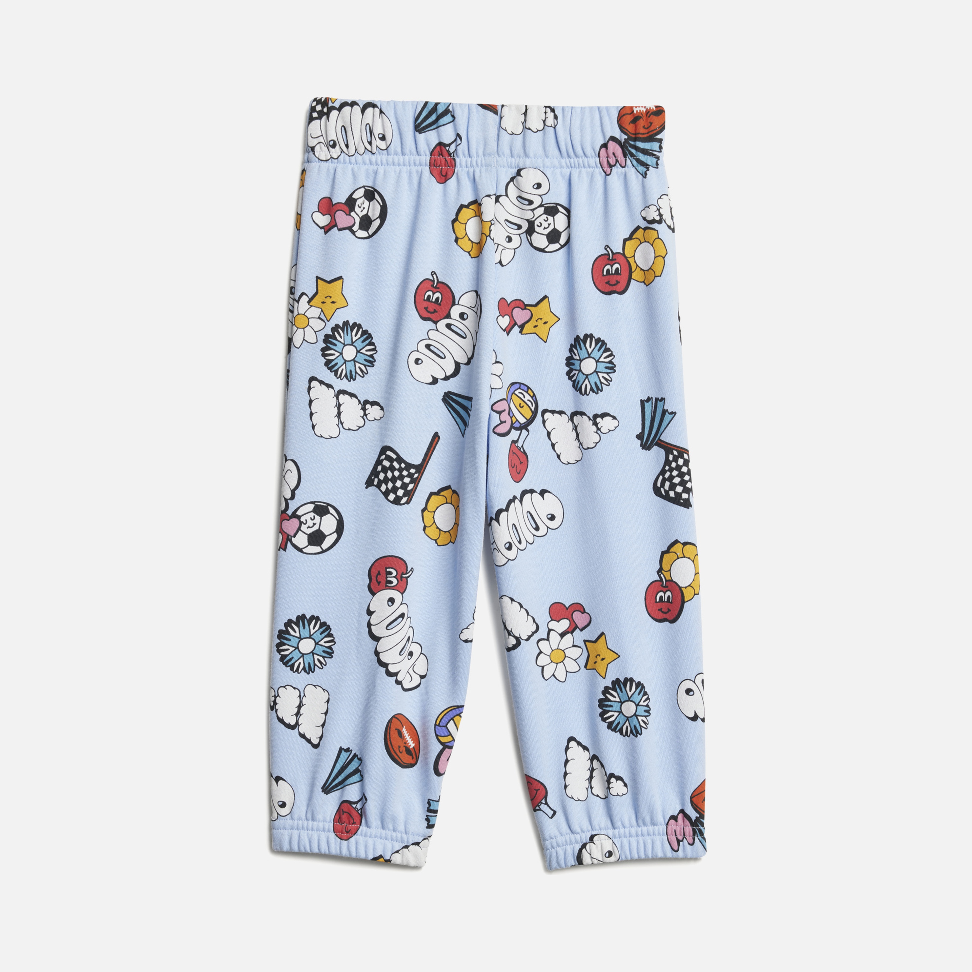 adidas Seasonal Essentials Fun All Over Printed French Terry 2 Snaps on Shoulder Bebek Eşofman Takımı