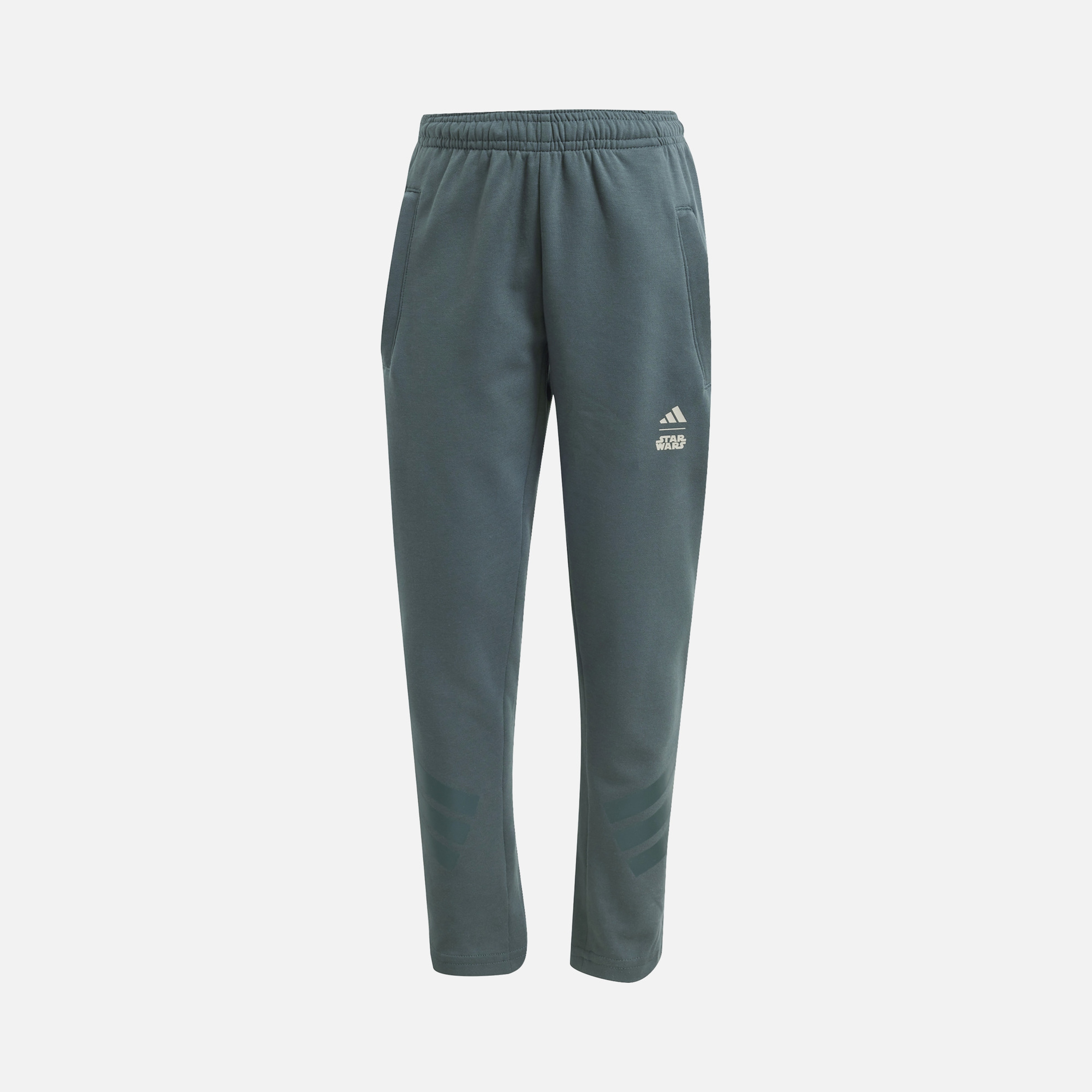 adidas Star Wars Mandalorian French Terry Fabric Mid-Rise Waist Gym & Training Çocuk Eşofman Altı
