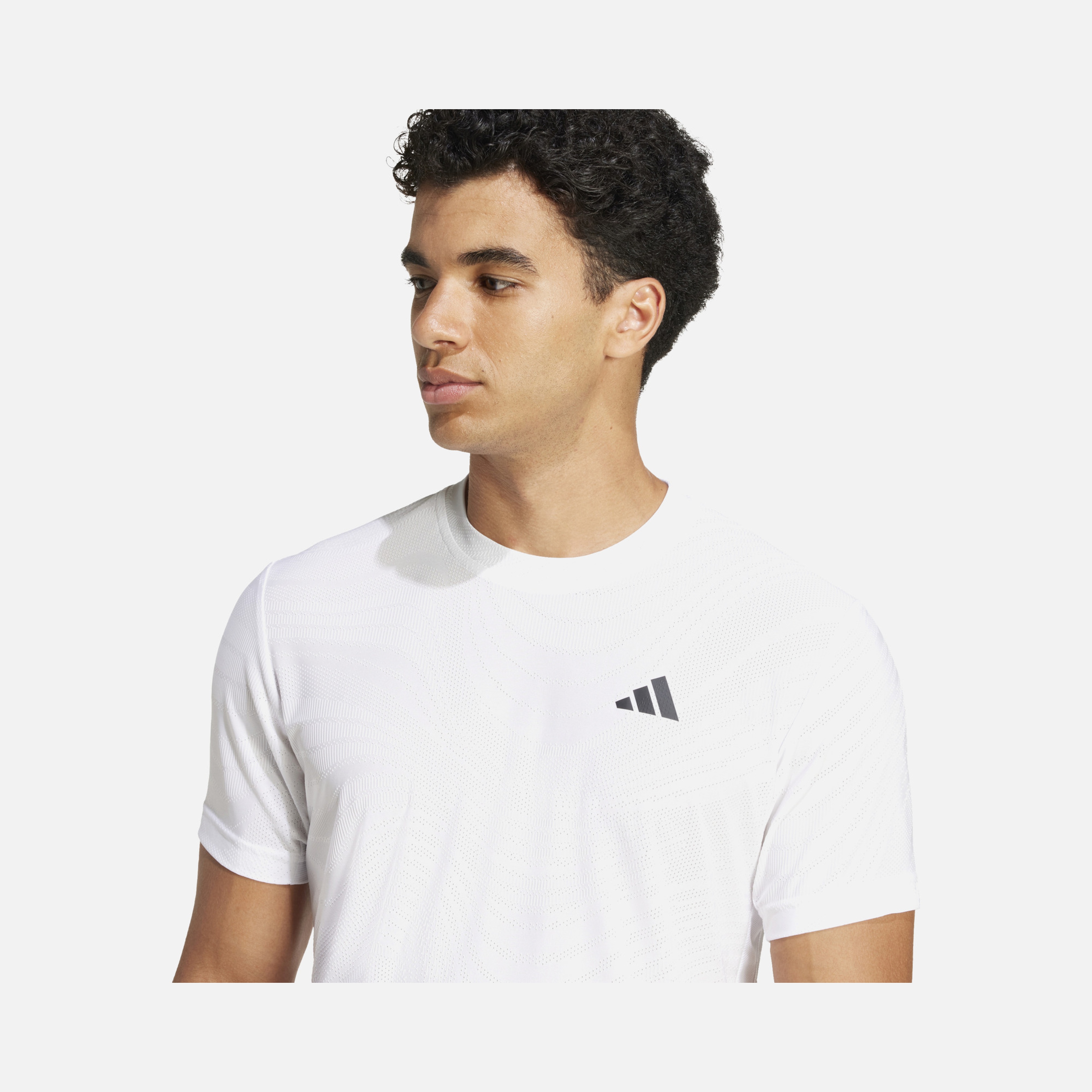adidas Climacool+ FreeLift Tennis Pro Slim Cut Crew Neck Short-Sleeve Erkek Tişört