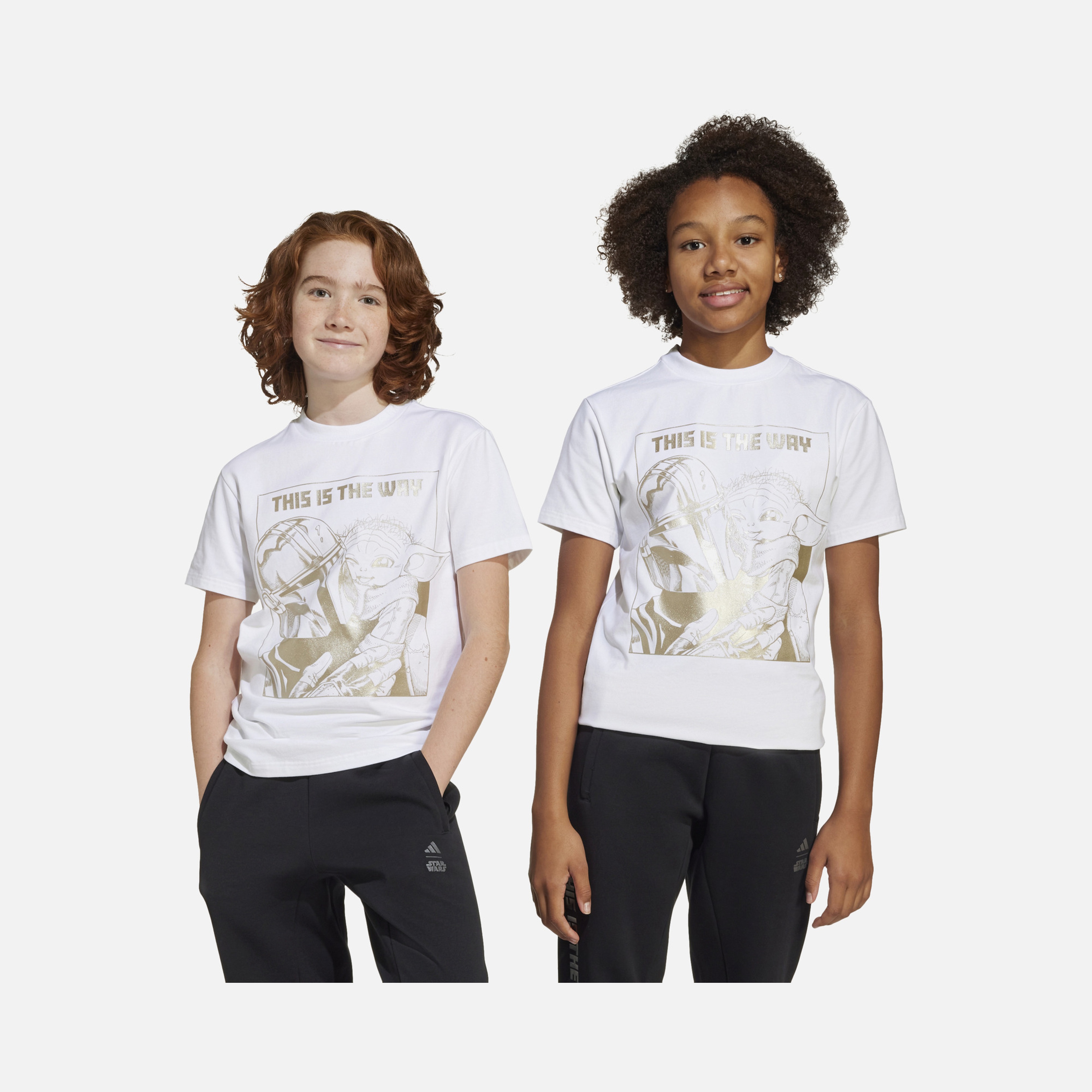 adidas Sportswear X Star Wars The Mandalorian Graphic Short-Sleeve Çocuk Tişört