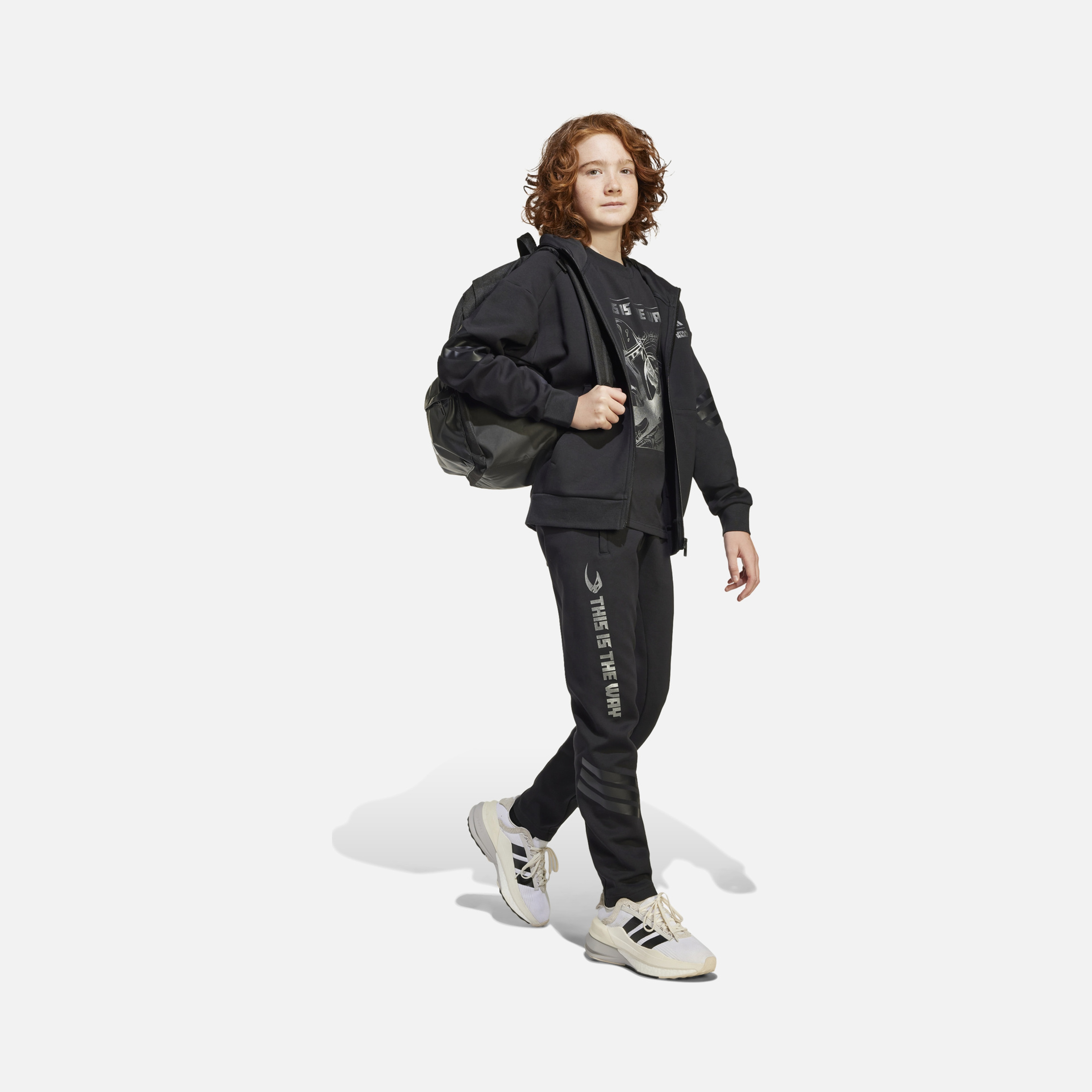 adidas X Star Wars The Mandalorian Graphic Print Regular Fit Gym & Training Çocuk Eşofman Altı