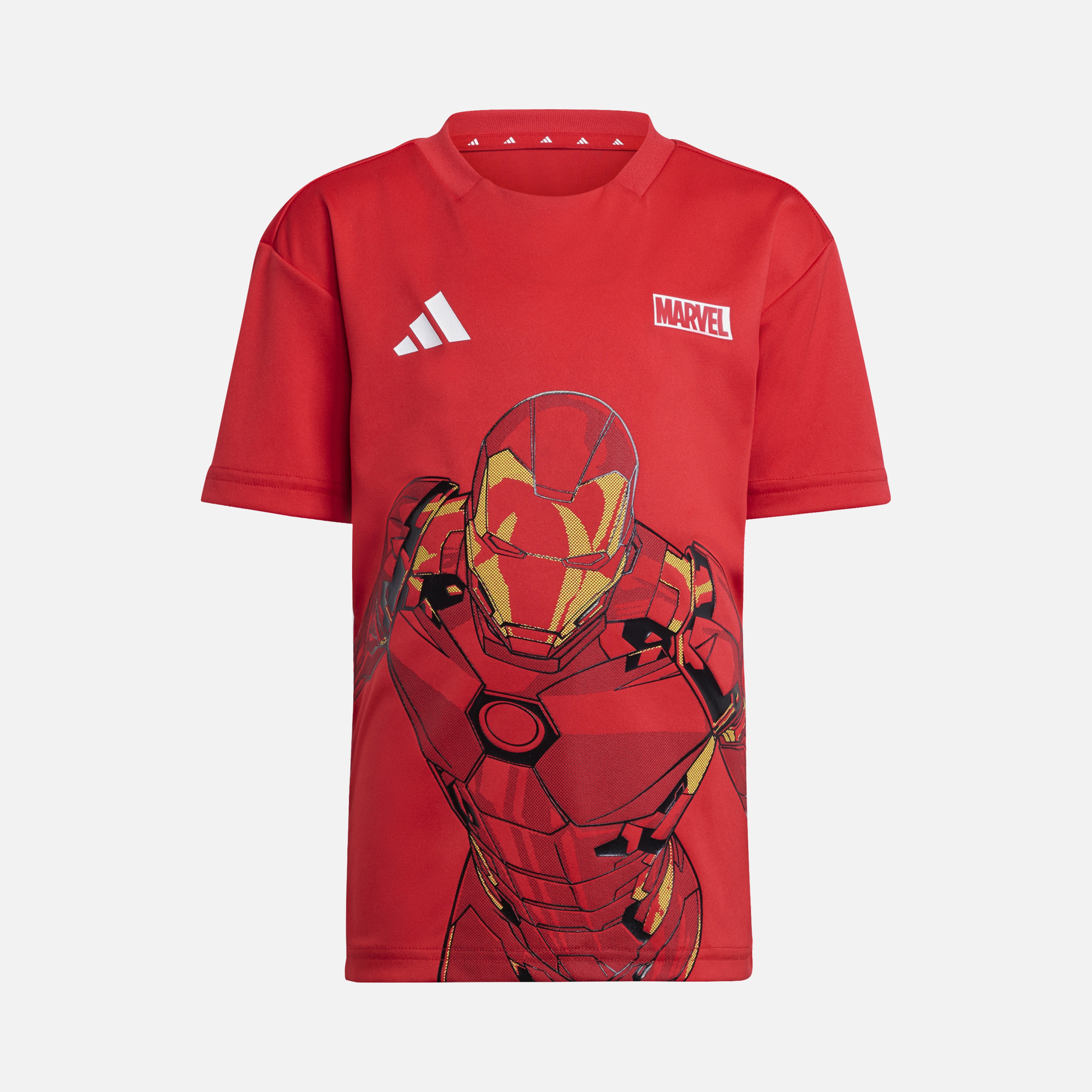 adidas Sportswear x Marvel Iron Man Climacool Regular-Fit Short-Sleeve Tişört&Şort Çocuk Takım