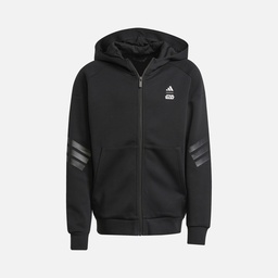 adidas Star Wars Mandalorian Printed 3-Stripes Full-Zip Hooded Çocuk Sweatshirt