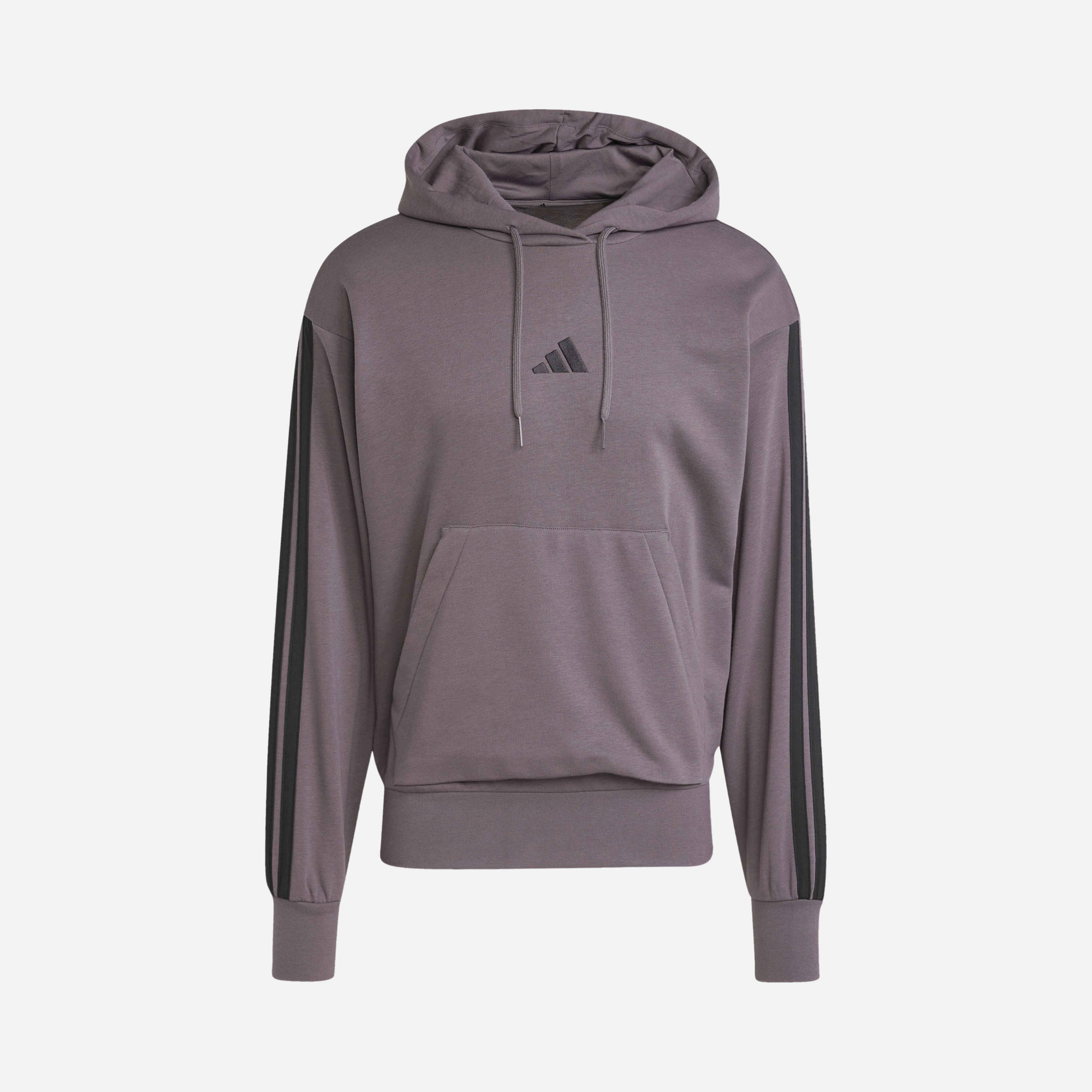 adidas Essential 3-Stripes French Terry Gym & Training Hooded Erkek Sweatshirt