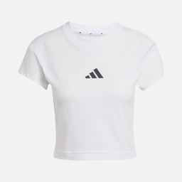 adidas Future Icons Small Logo Graphic Slim Cut Cropped Short-Sleeve Kadın Tişört
