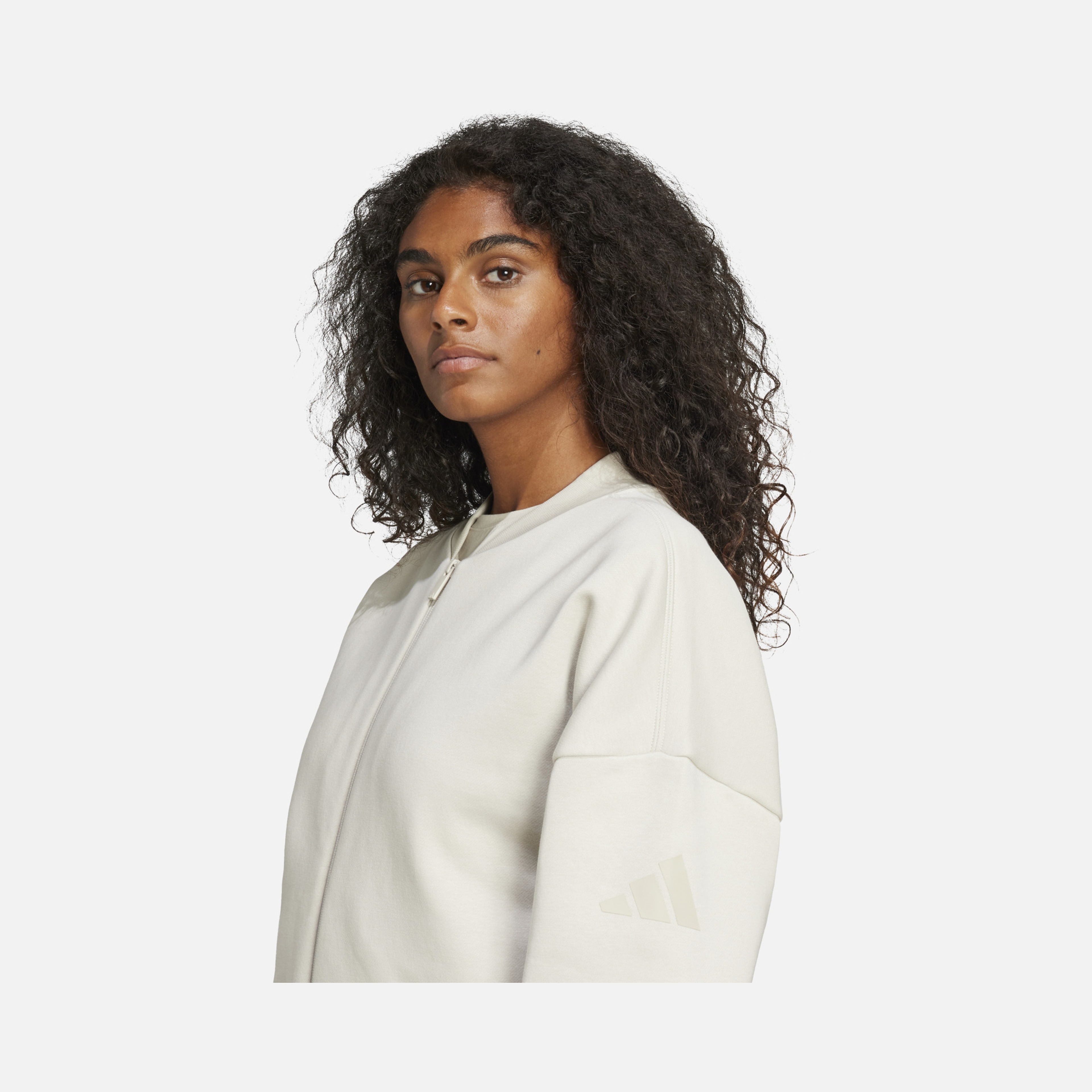 adidas Sportswear Essentials Contemporary Logo Loose Cut Bomber Full-Zip Kadın Ceket