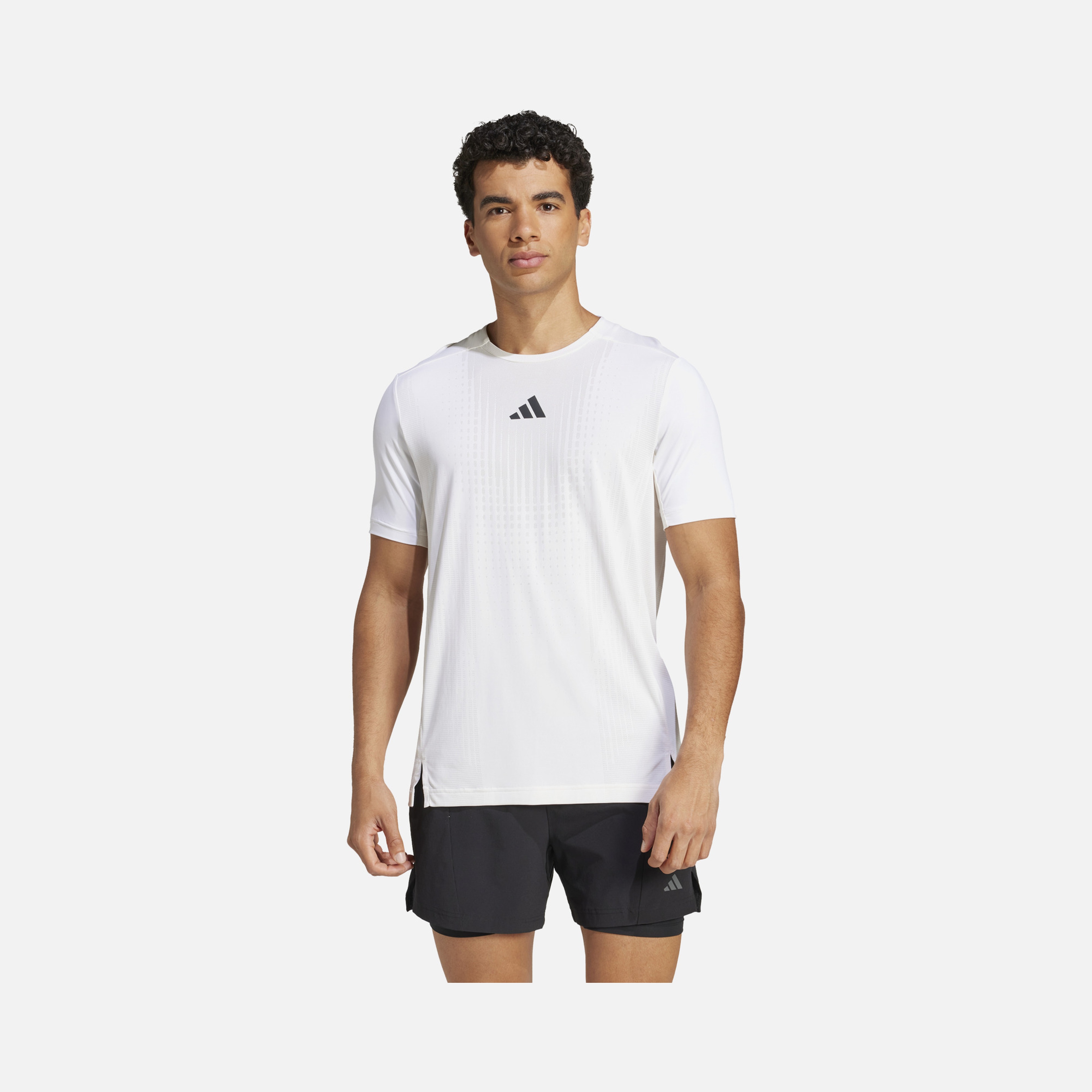 adidas Climacool+ Airchill Innovative Brrr° Fabric Slim Cut Gym & Training Short-Sleeve Erkek Tişört