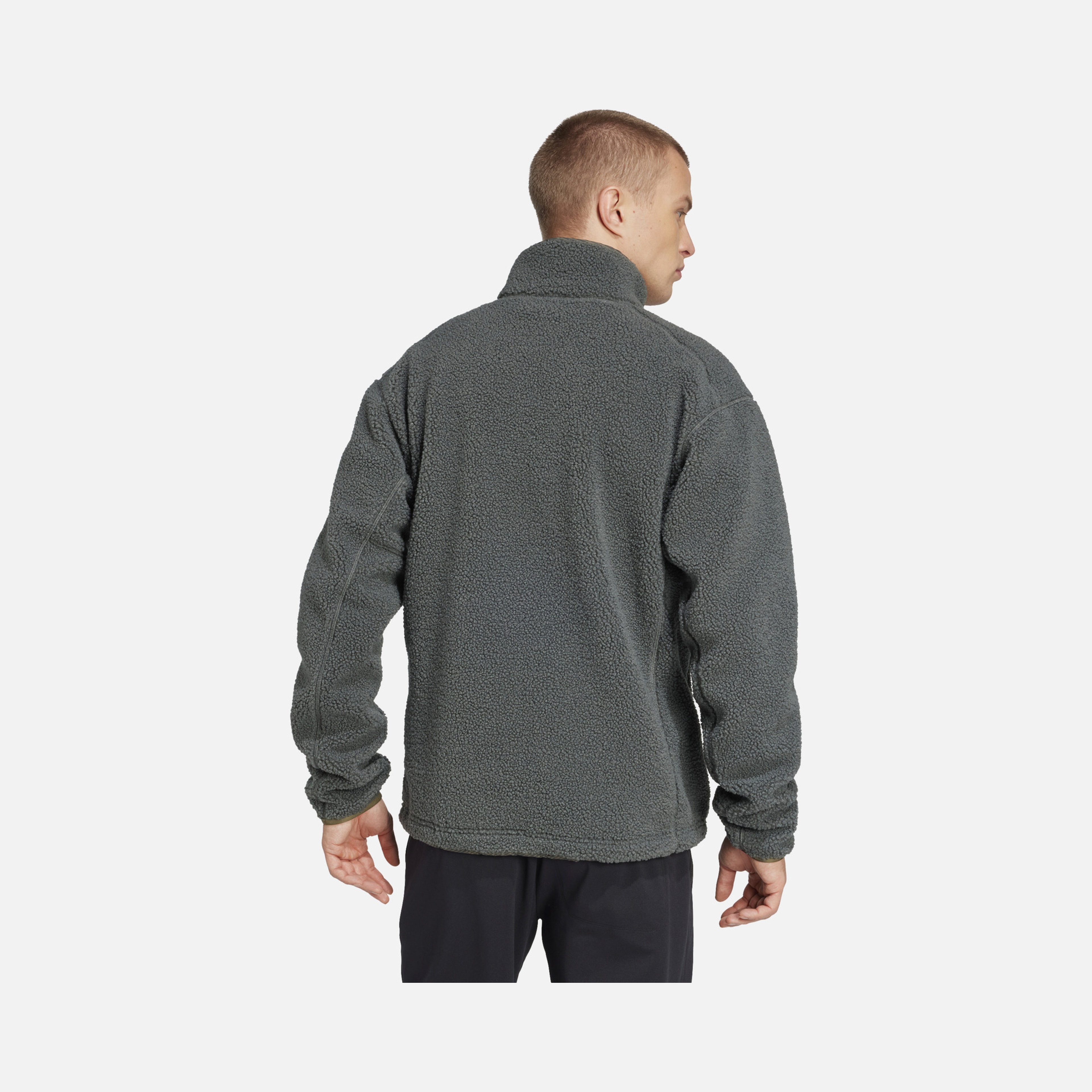 adidas Terrex XPL Faux Fur & Ripstop Fabric Details Pile Snap