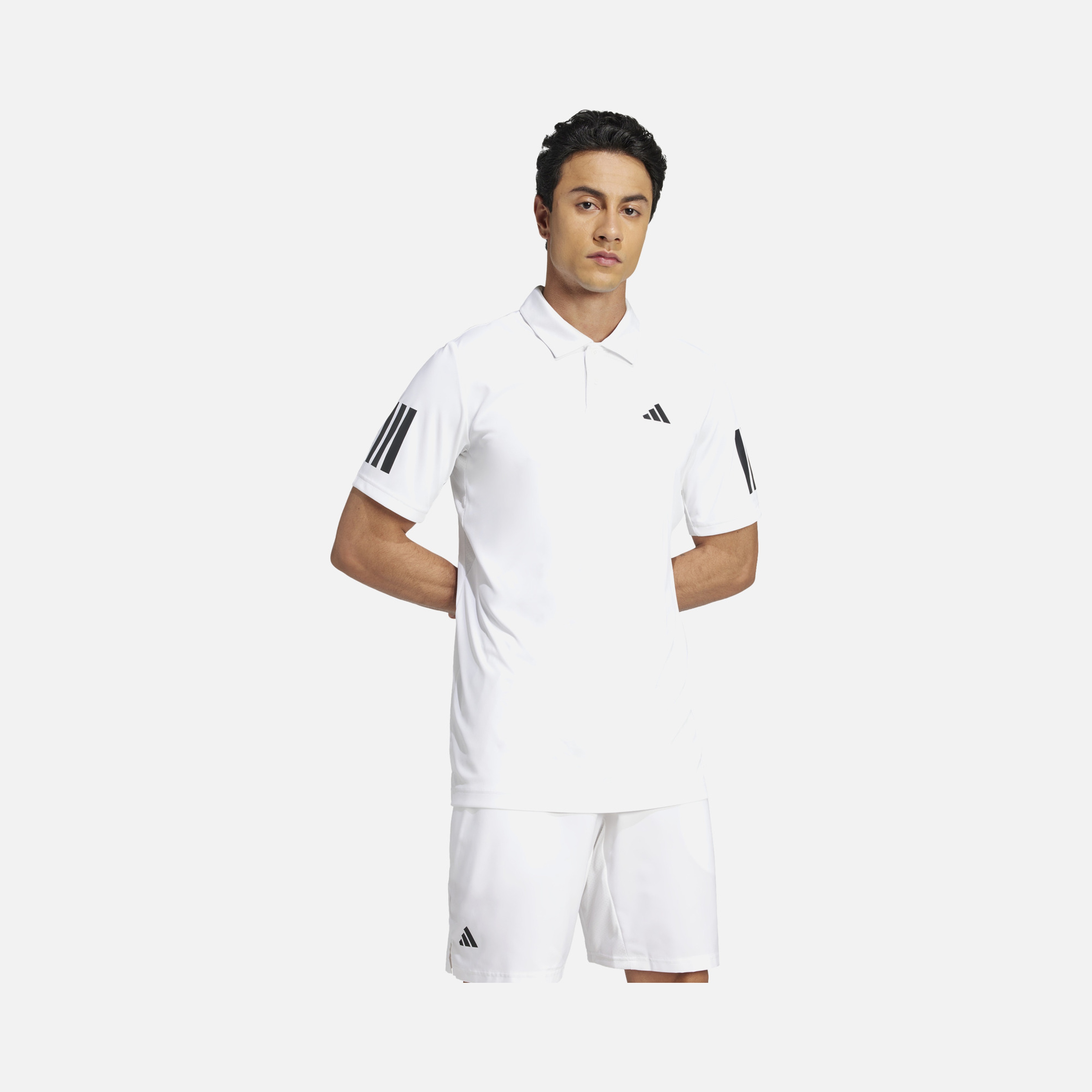 adidas Climacool Club Tennis 3-Stripes Two Button Polo Collar FreeLift Design Short-Sleeve Erkek Tişört