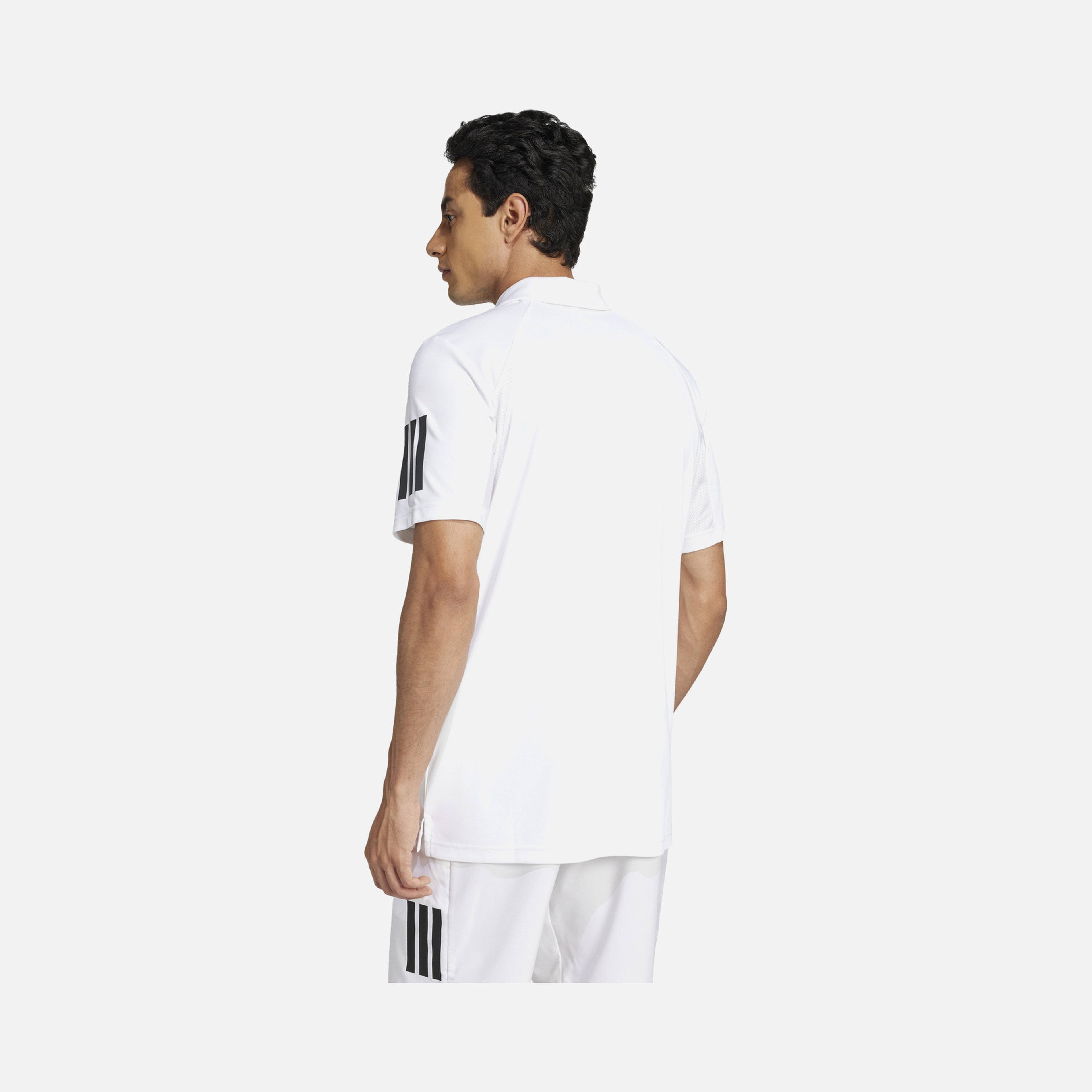 adidas Climacool Club Tennis 3-Stripes Two Button Polo Collar FreeLift Design Short-Sleeve Erkek Tişört