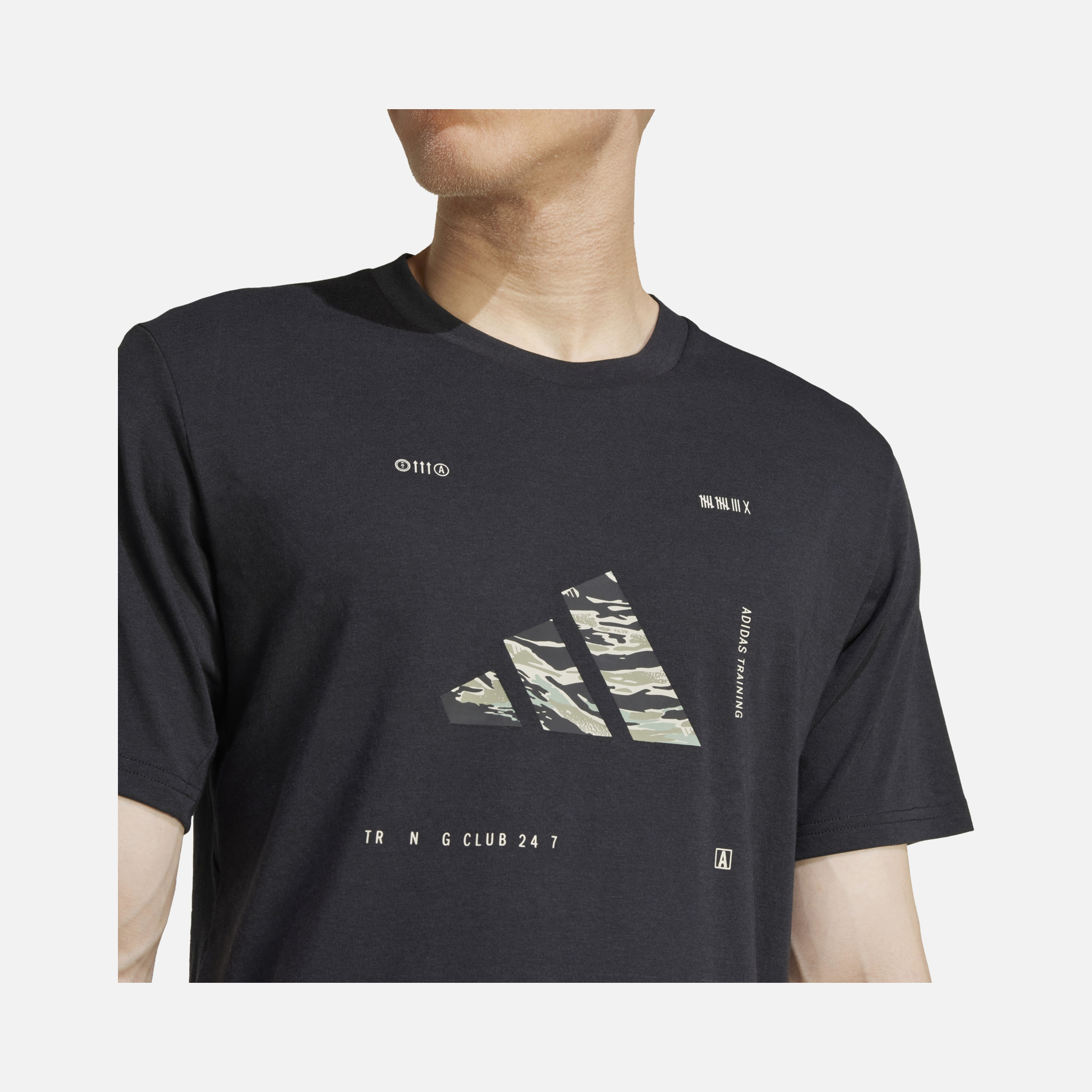 adidas Climacool Camouflage Printed Performance Logo Graphic Training Short-Sleeve Erkek Tişört