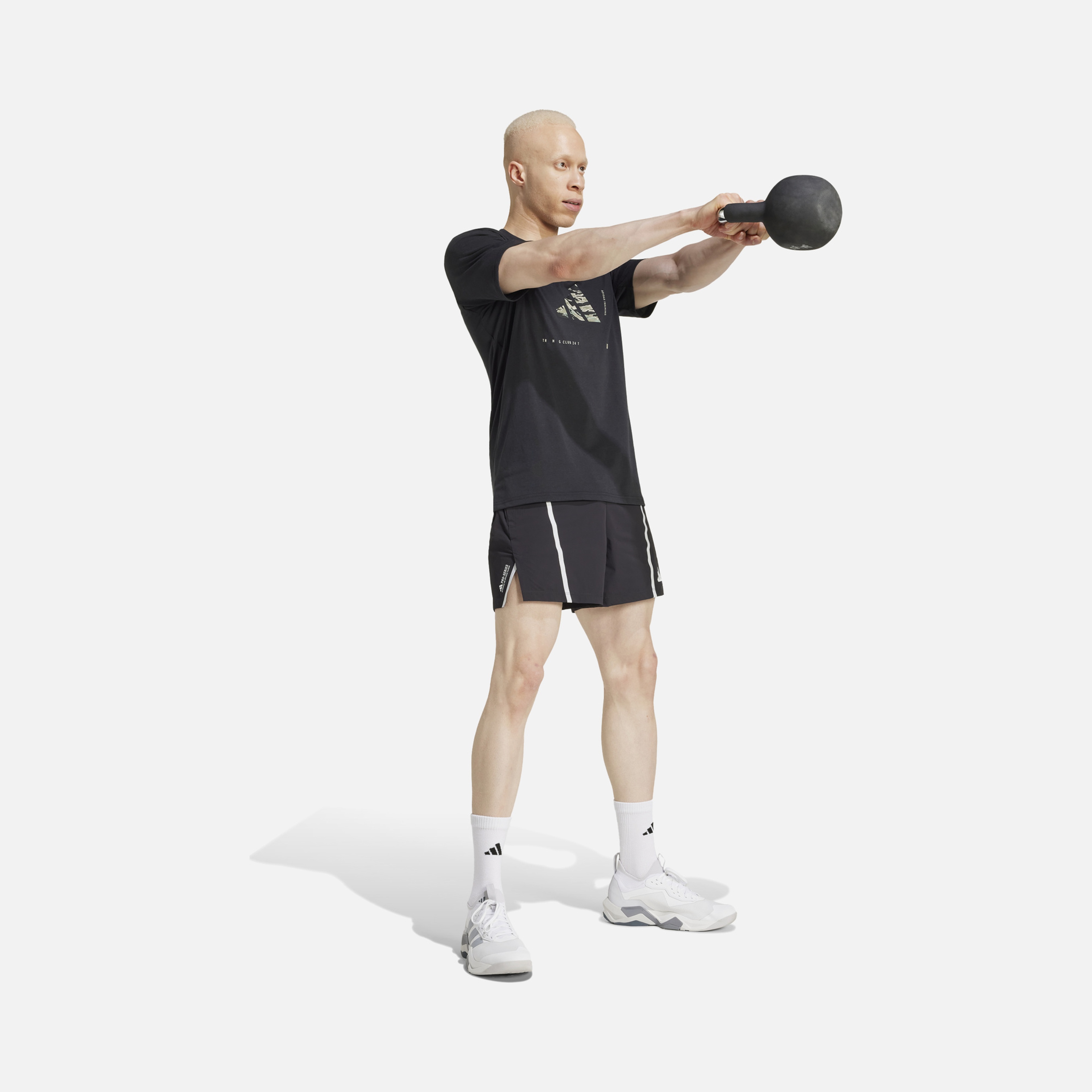 adidas Climacool Camouflage Printed Performance Logo Graphic Training Short-Sleeve Erkek Tişört