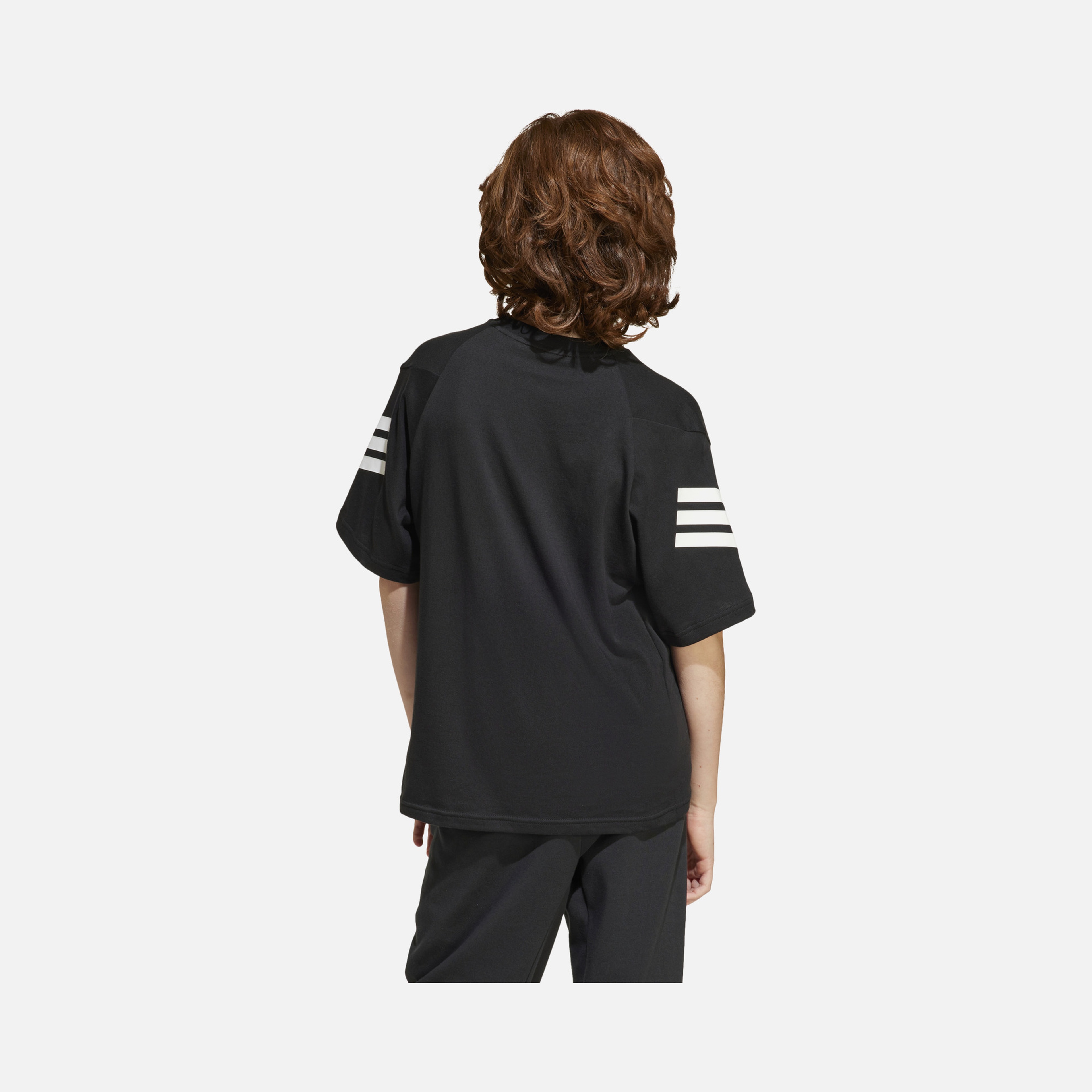 adidas Sportswear Future Icons 3-Stripes & 3-Bar Logo Detail Short-Sleeve Çocuk Tişört