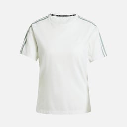 adidas AEROREADY Own the Run 3-Stripes Running Short-Sleeve Kadın Tişört