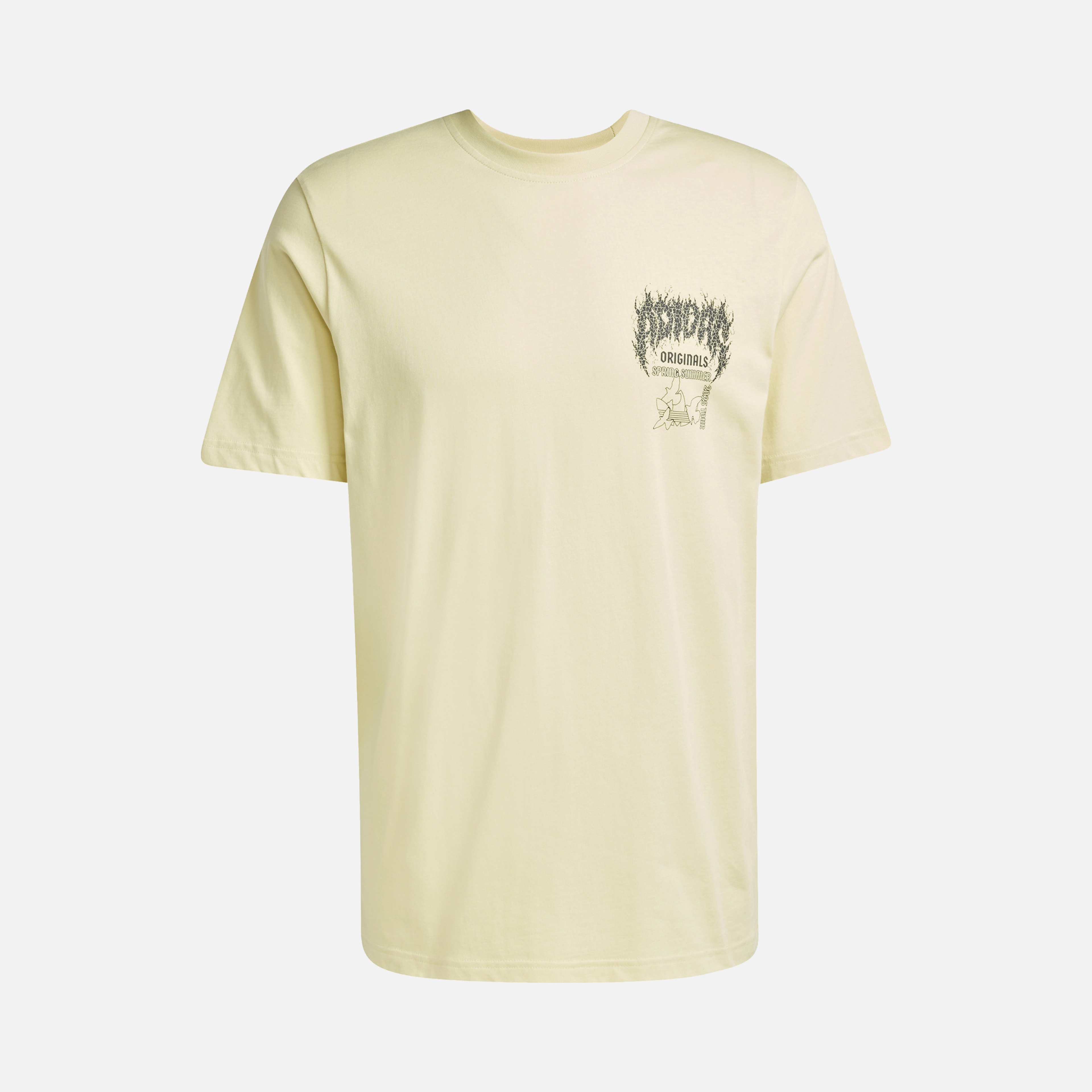 adidas Sportswear Q12 Trefoil Series Fashion Elevated Bright Oversized Graphics Short-Sleeve Erkek Tişört