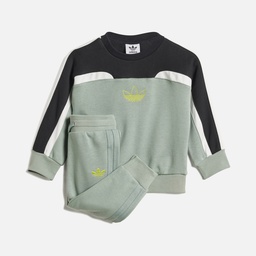 adidas Originals Oversized Loose-Fit Crew French Terry Bebek Eşofman Takımı