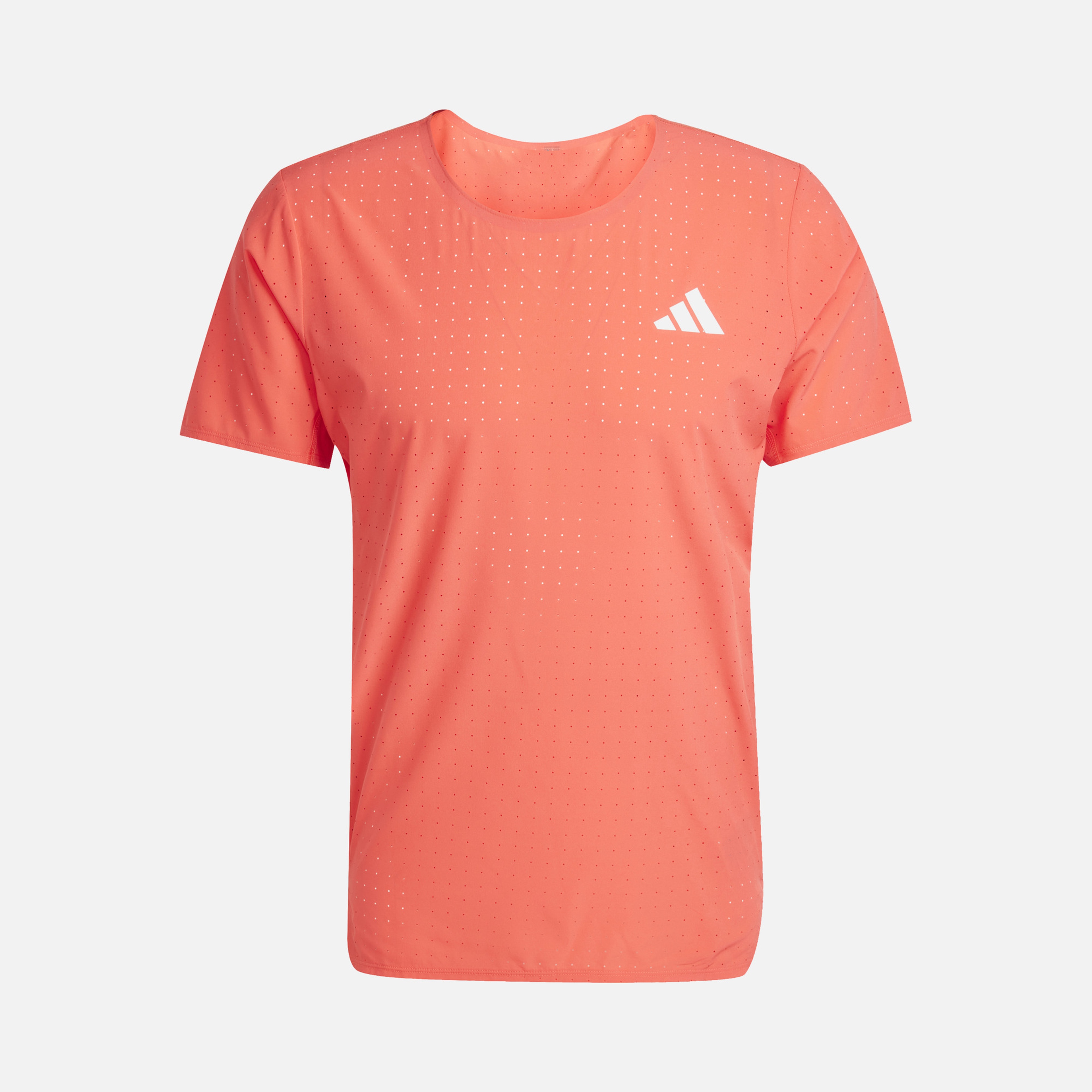 adidas Adizero 3-Stripes Running Short-Sleeve Erkek Tişört