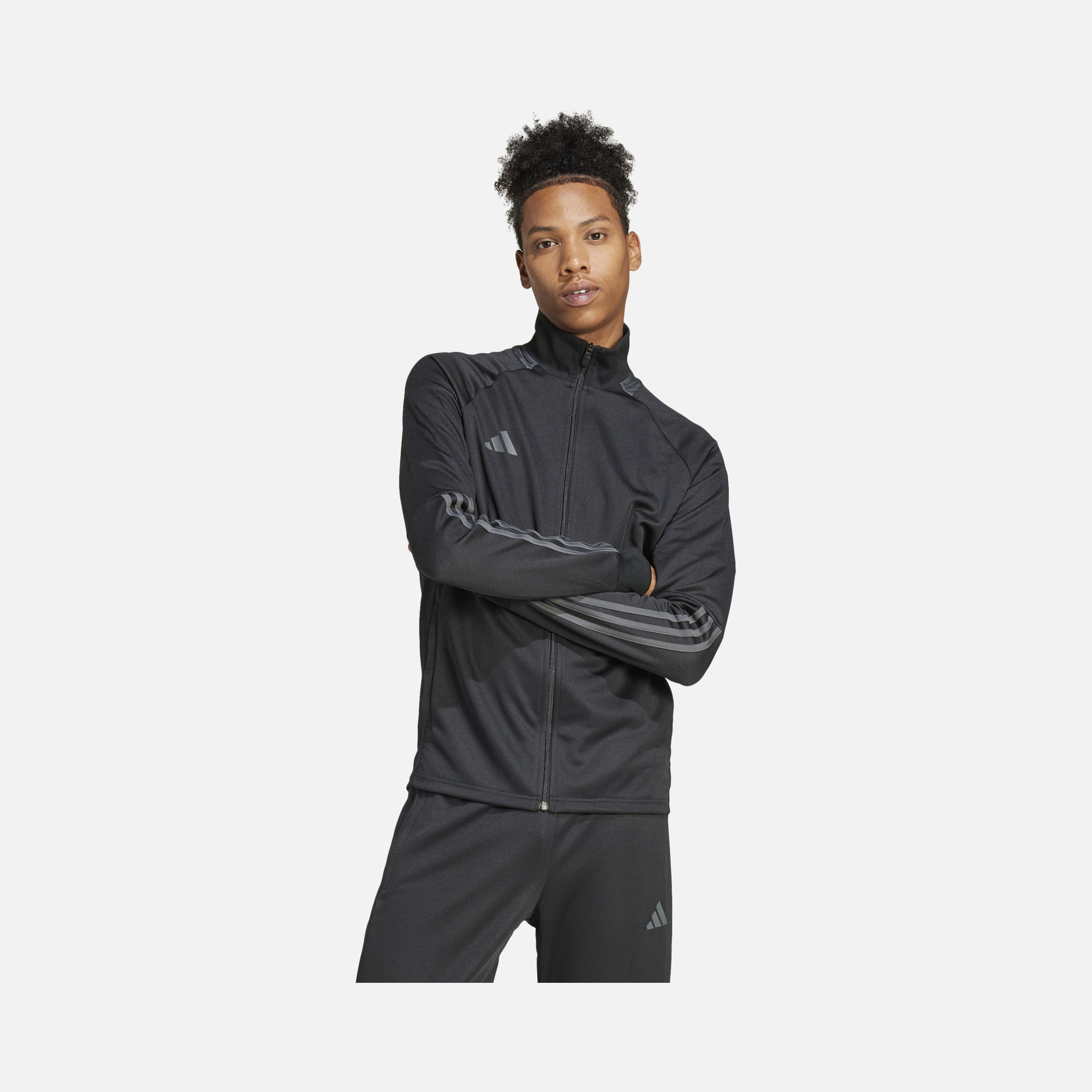 adidas Aeroready Sereno Conjunto Deportivo 3-Stripes Full-Zip  Zippered Leg Erkek Eşofman Takımı