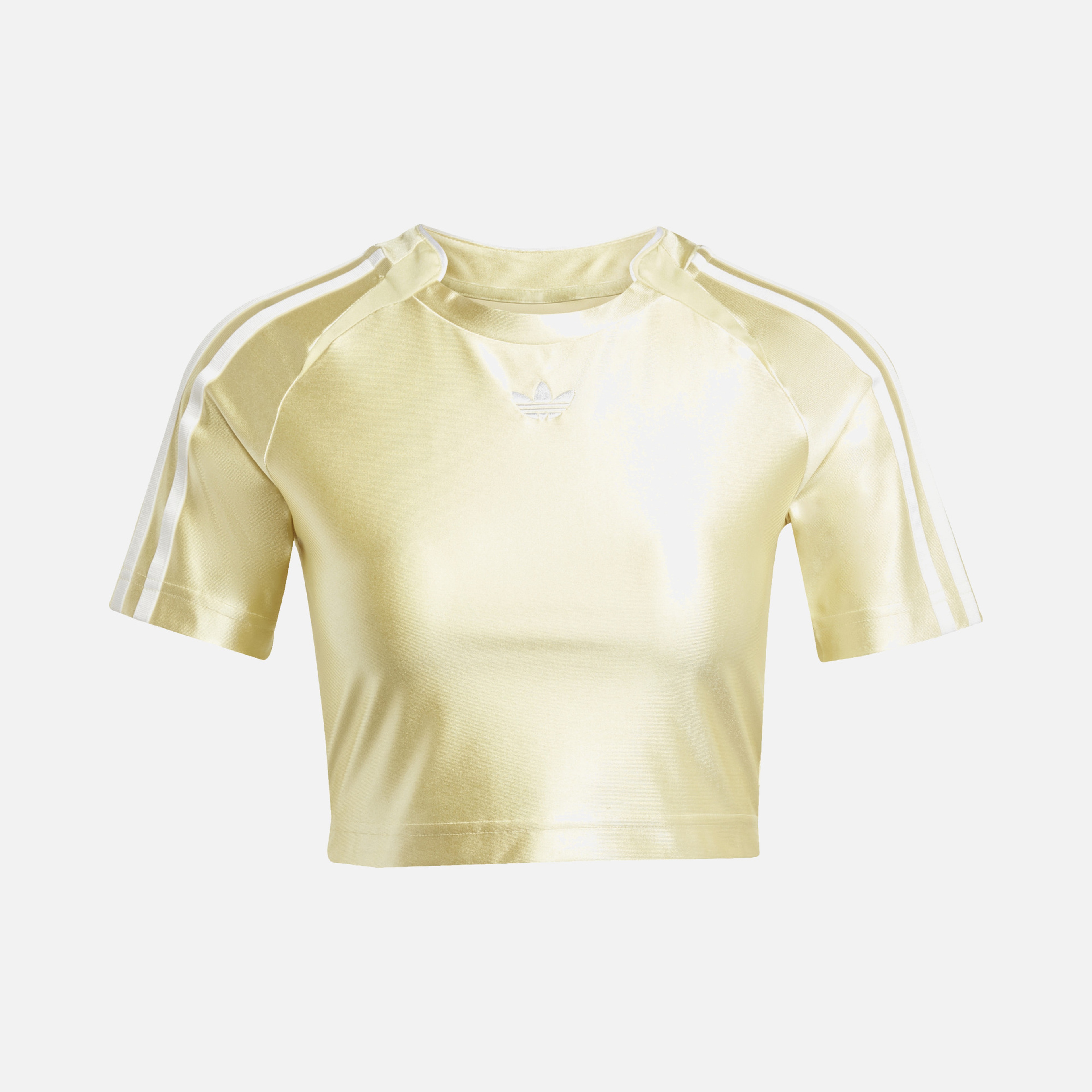 adidas Originals Adicolor Teamgeist Slim-Fit Cropped Short-Sleeve Kadın Tişört