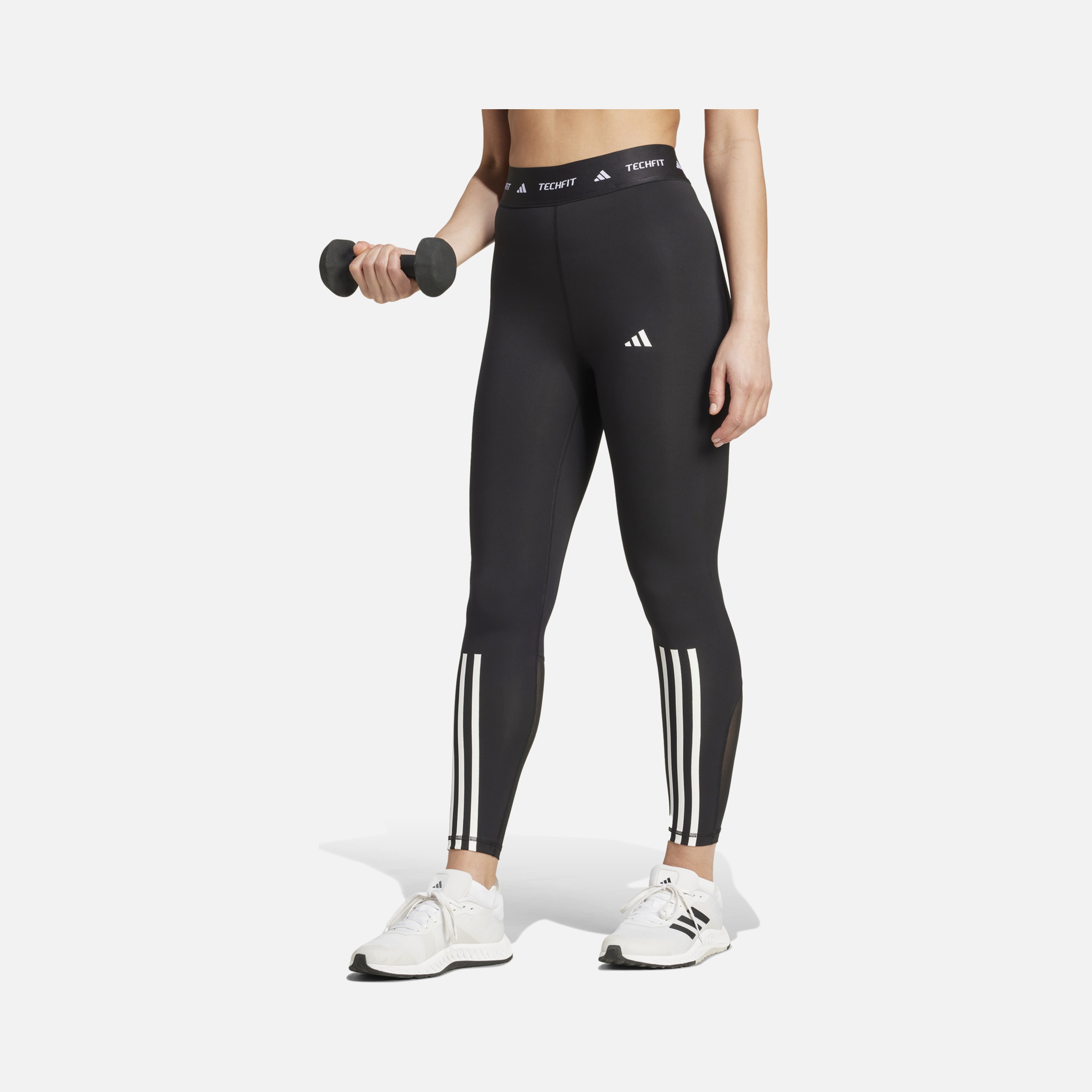 adidas AEROREADY TECHFIT 3-Stripes 7/8 High Intensity Interval Training Kadın Tayt