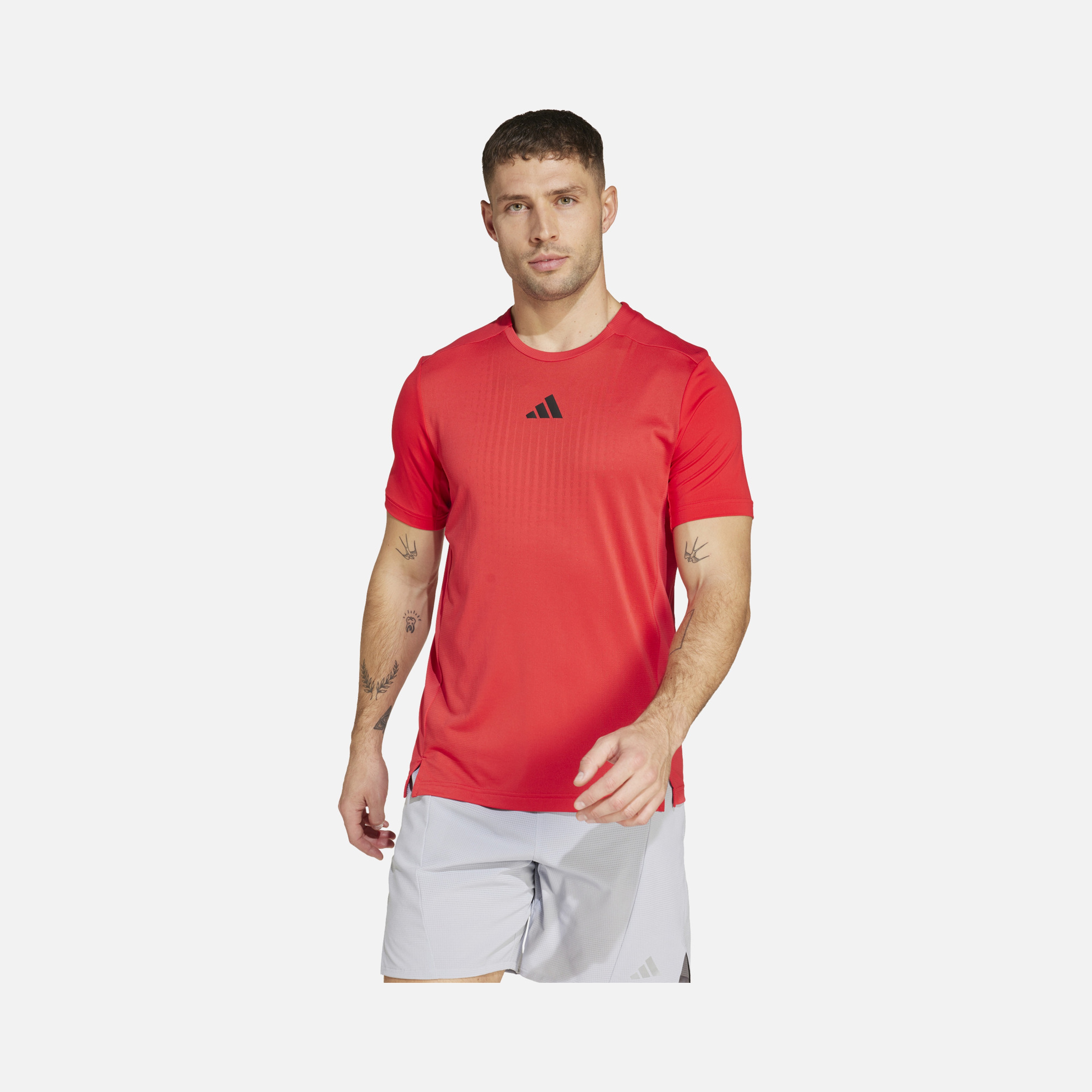 adidas Climacool+ Airchill Innovative Brrr° Fabric Slim Cut Gym & Training Short-Sleeve Erkek Tişört