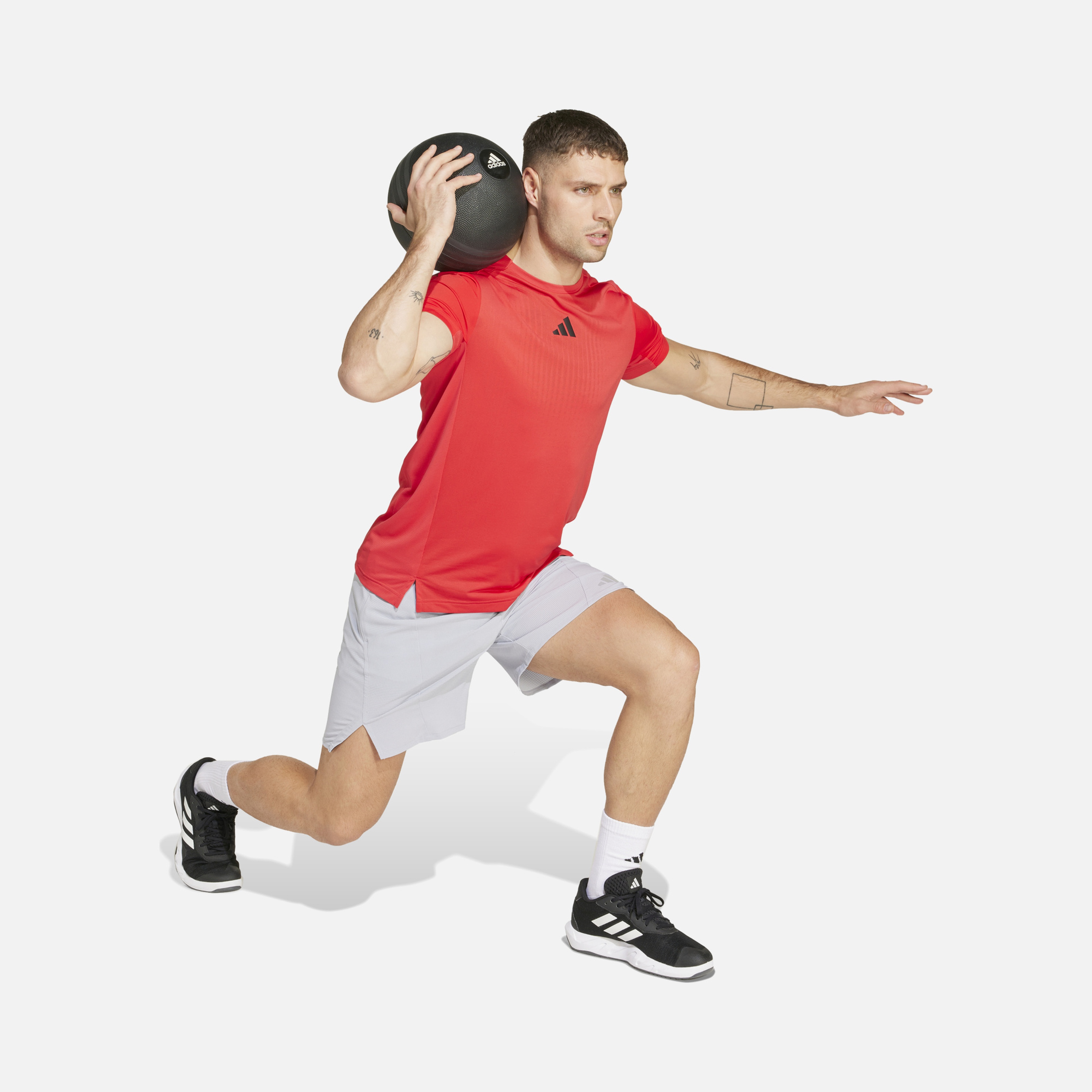 adidas Climacool+ Airchill Innovative Brrr° Fabric Slim Cut Gym & Training Short-Sleeve Erkek Tişört