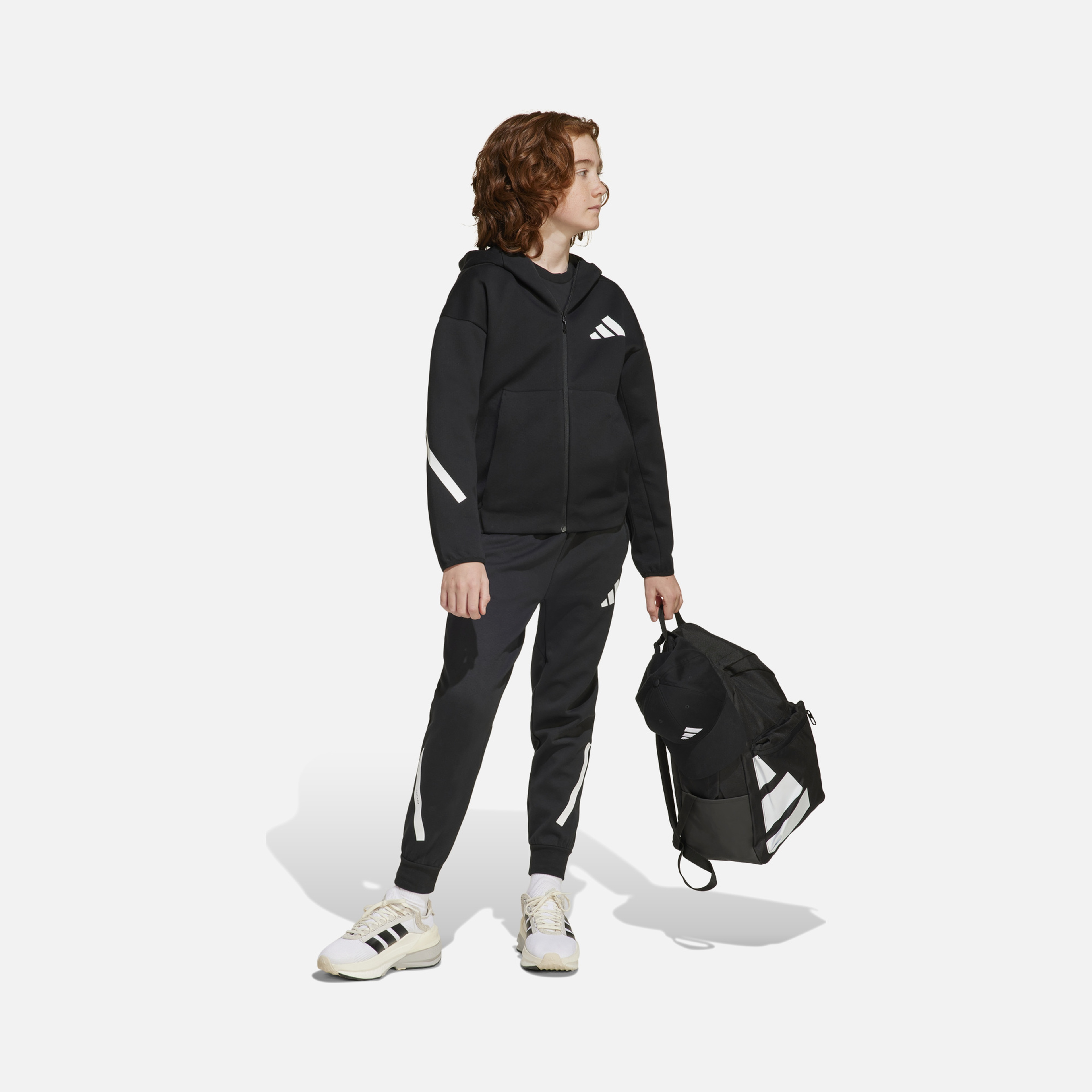 adidas Z.N.E. Sportswear Track Full-Zip Hoodie Çocuk Sweatshirt