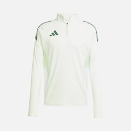adidas AEROREADY Tiro25 Club Training 3-Stripes 1/4 Zip Long-Sleeve Erkek Tişört