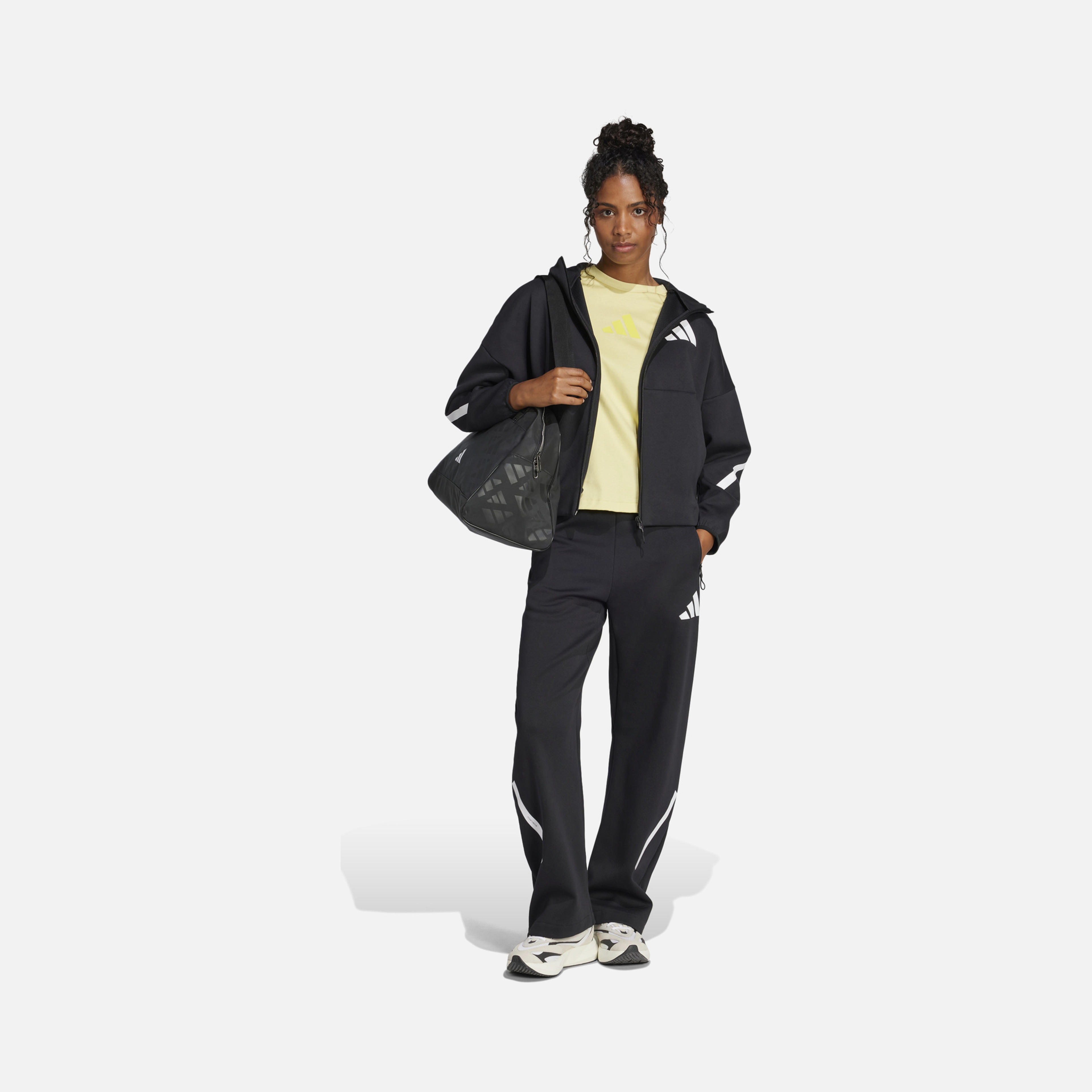 adidas Sportswear Z.N.E. Primeknit Fabric Full-Zip Hoodie Kadın Sweatshirt