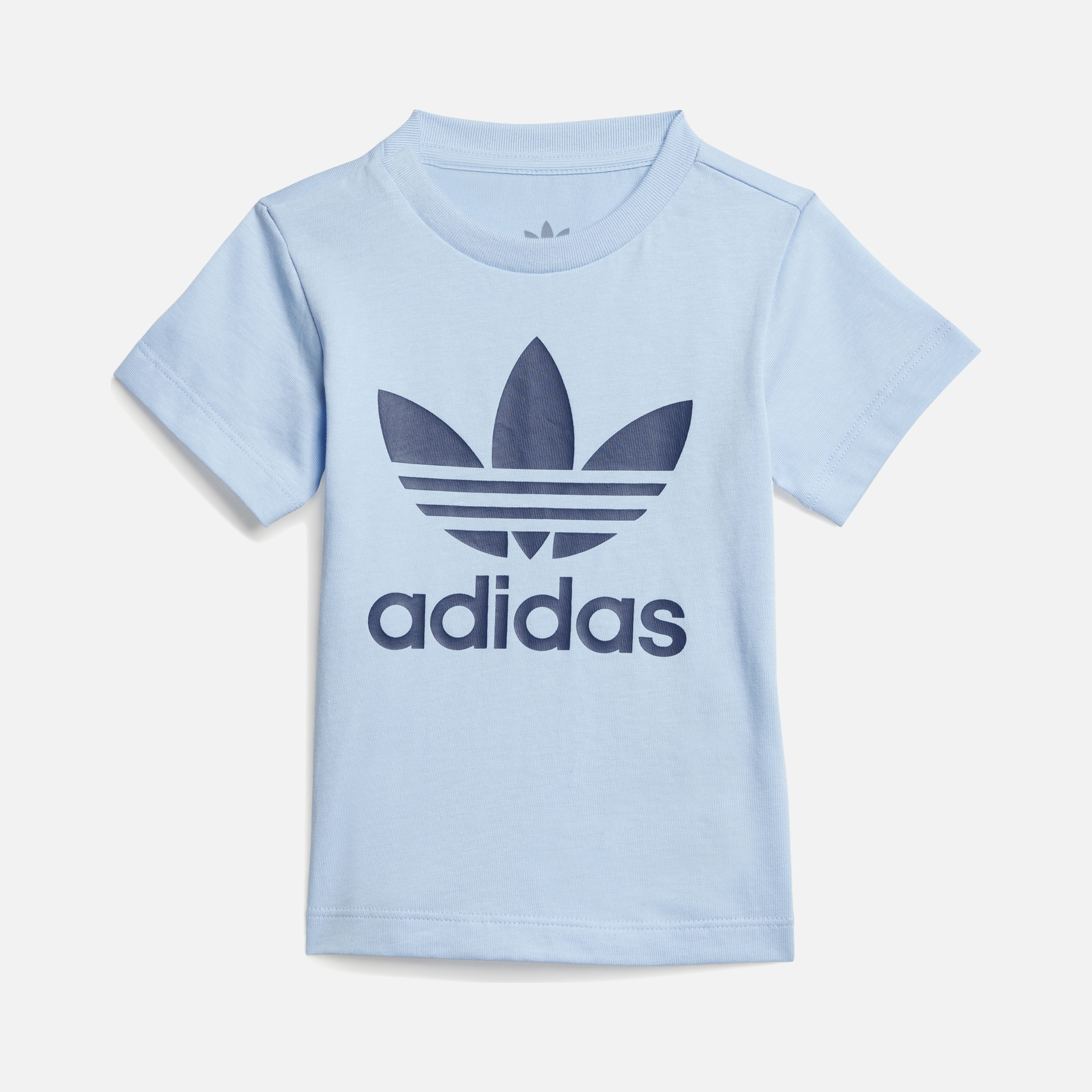 adidas Originals Iconic Trefoil Logo & 3-Stripes Short-Sleeve Tişört&Şort Bebek Takım