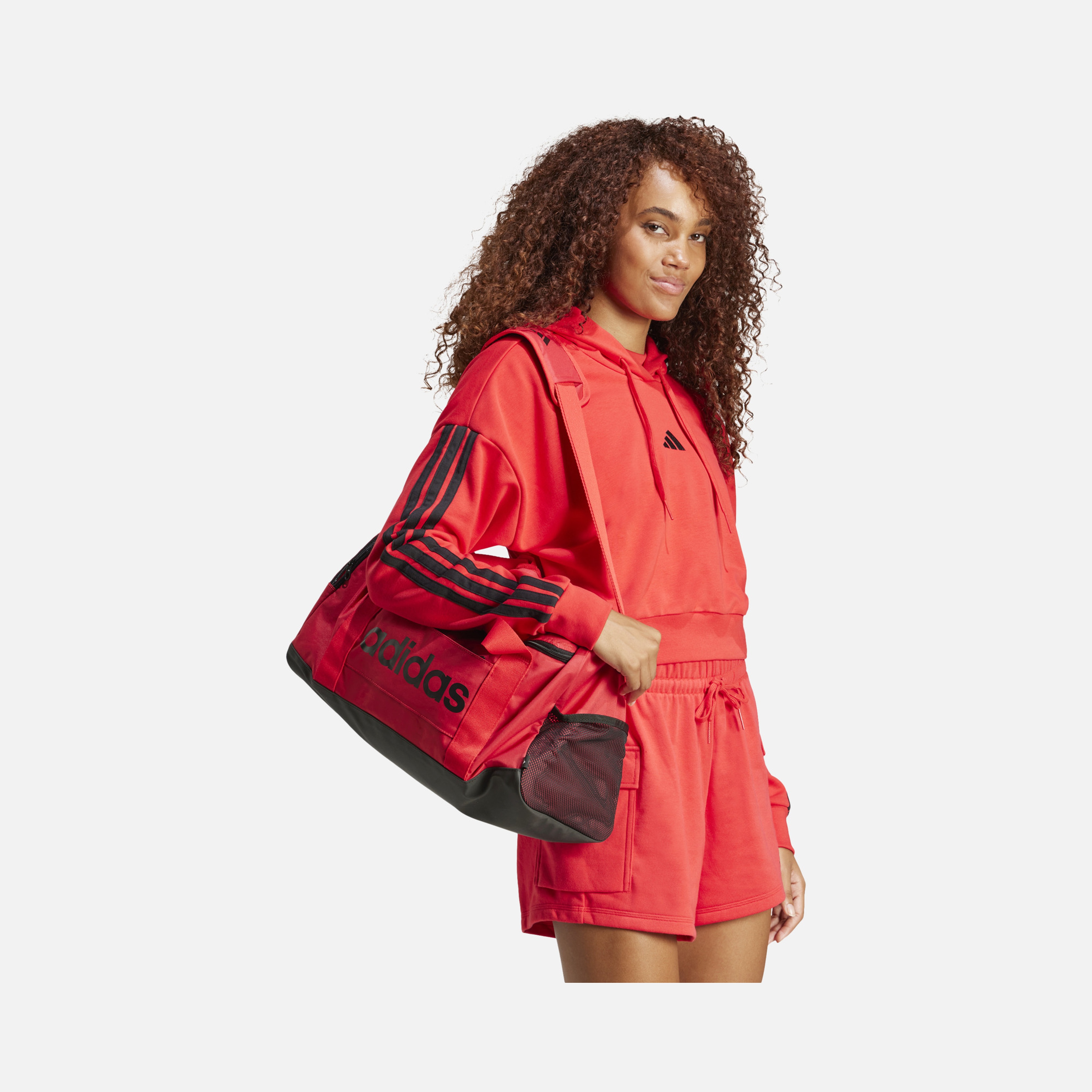 adidas Sportswear Essentials 3-Stripes French Terry Crop Hooded Kadın Sweatshirt