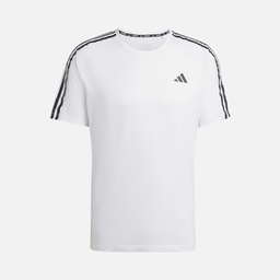 adidas Own the Run 3-Stripes Short-Sleeve Erkek Tişört