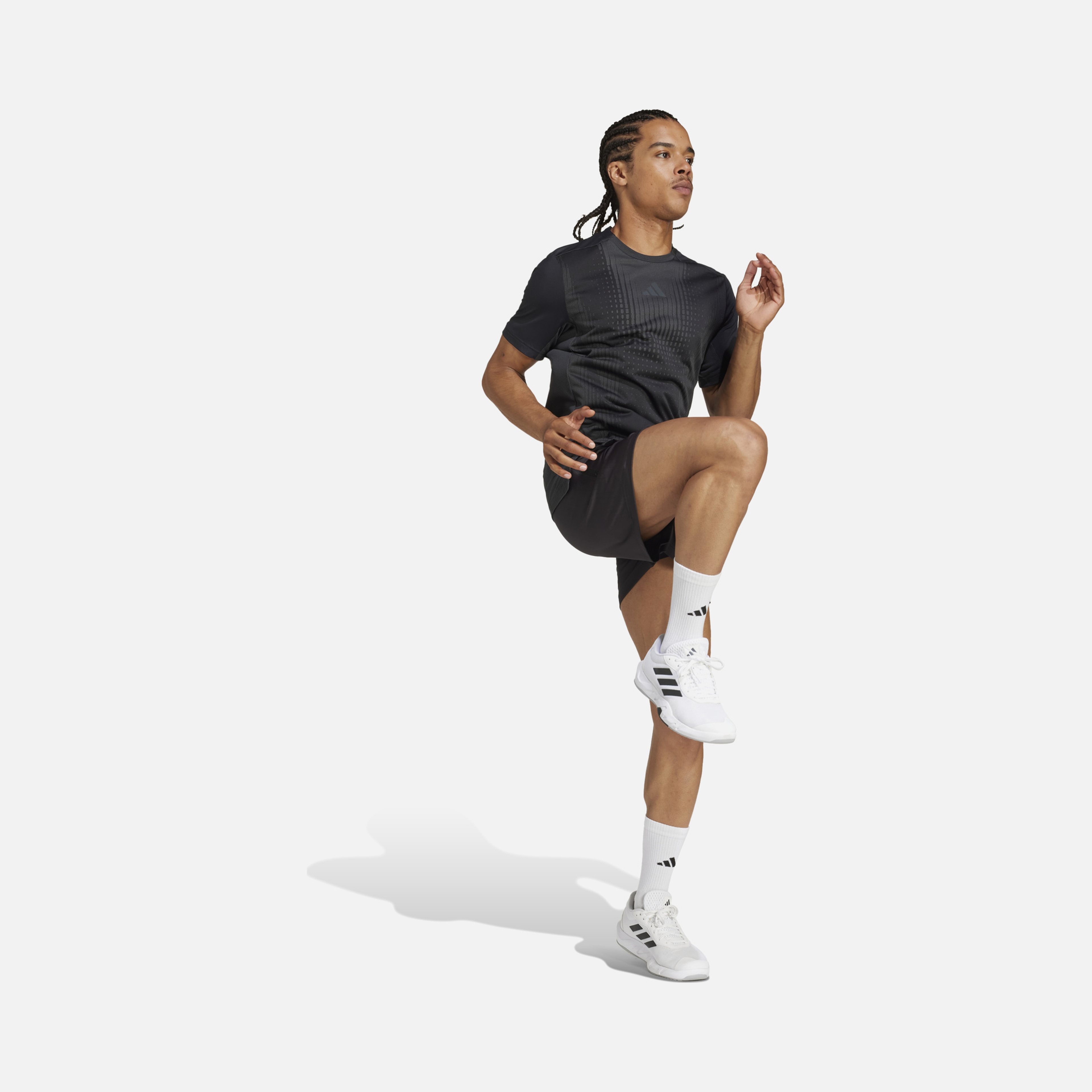 adidas Climacool+ Airchill Innovative Brrr° Fabric Slim Cut Gym & Training Short-Sleeve Erkek Tişört