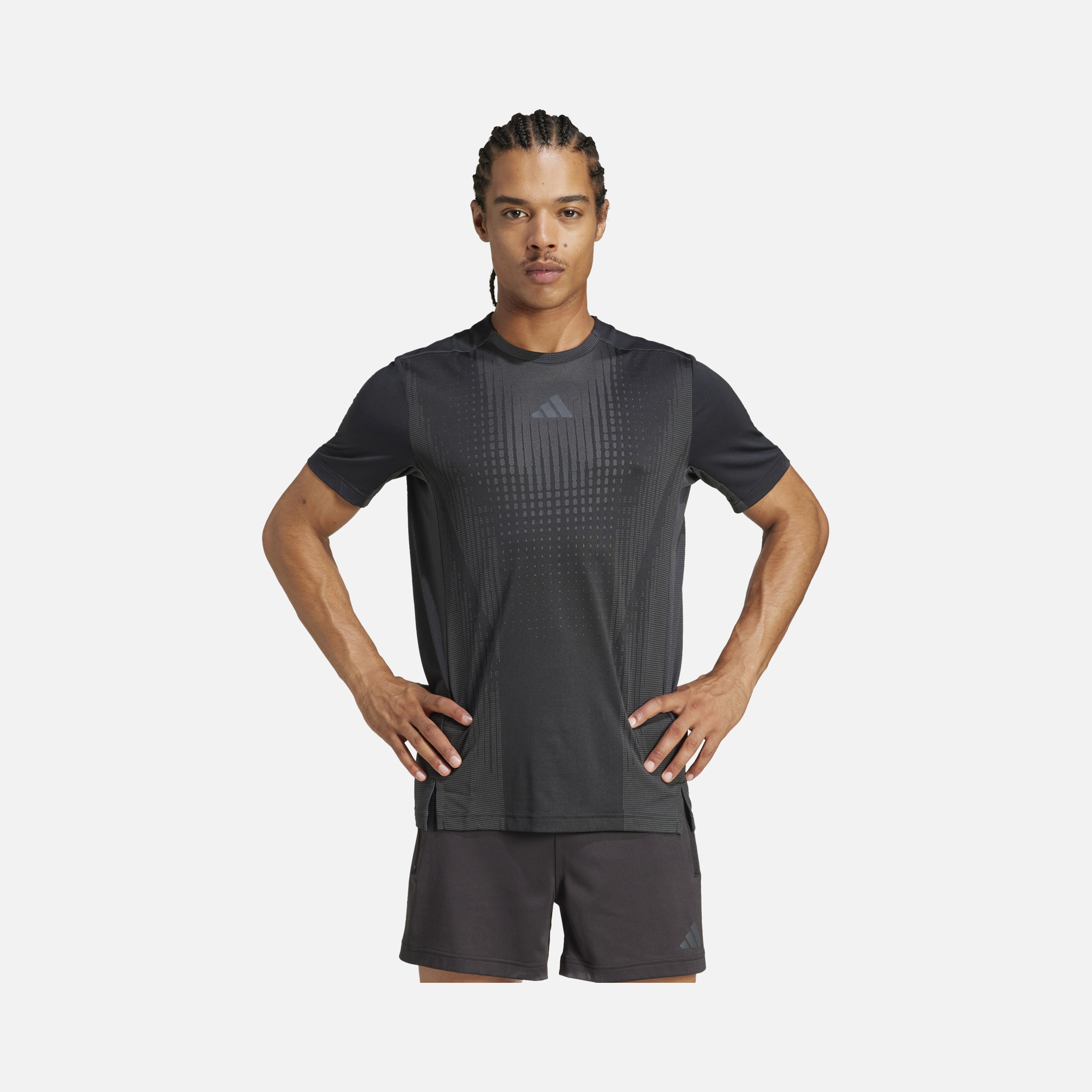adidas Climacool+ Airchill Innovative Brrr° Fabric Slim Cut Gym & Training Short-Sleeve Erkek Tişört
